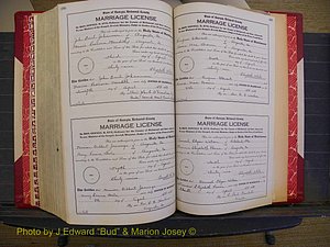 Richmond Marriages, Book TT, 1932-1939 P 696-697.JPG