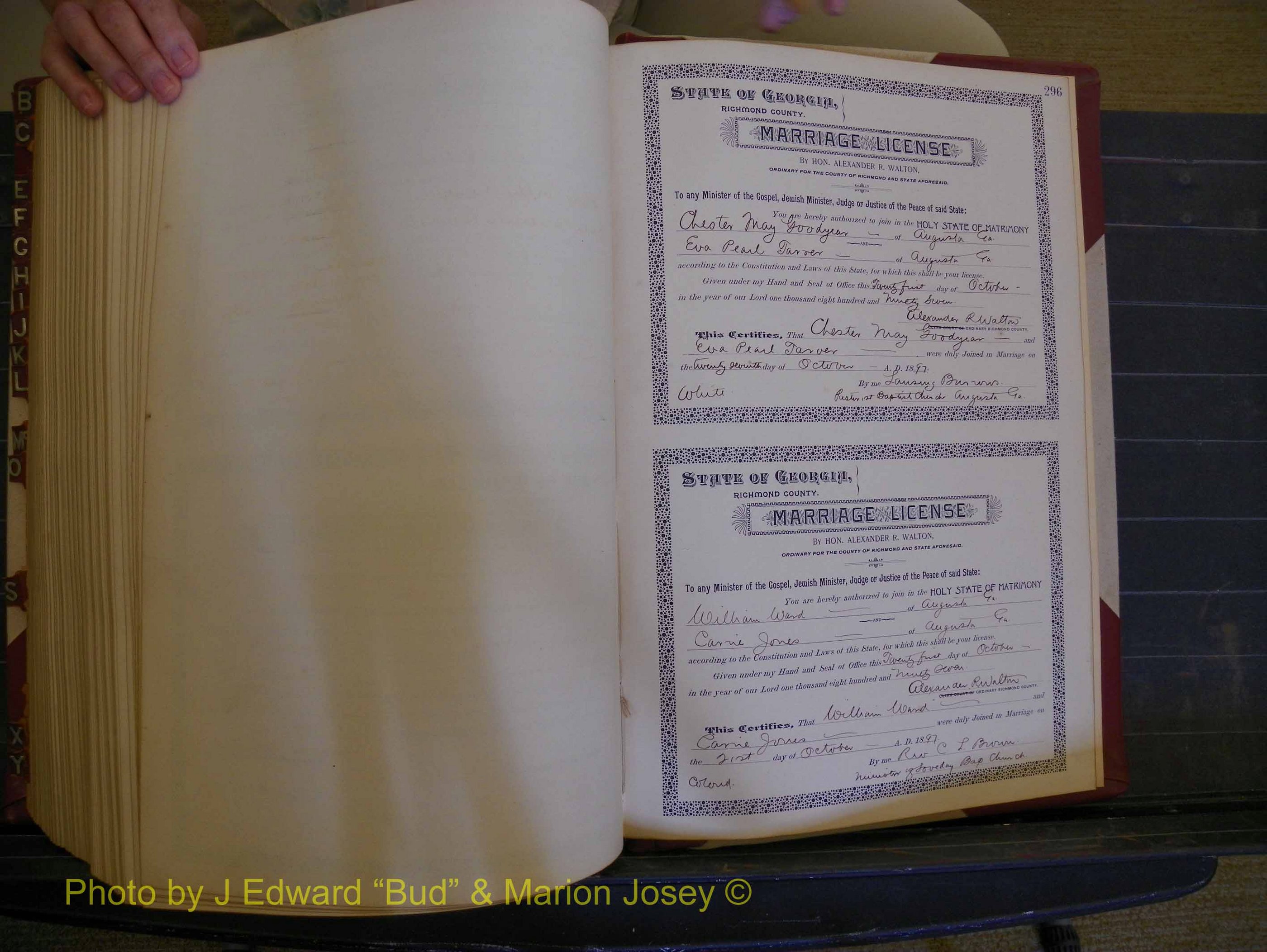 Richmond Marriages, Book U, 1896-1897 P 296.JPG