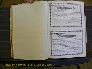 Richmond Marriages, Book W, 1898-1899 P 002.JPG