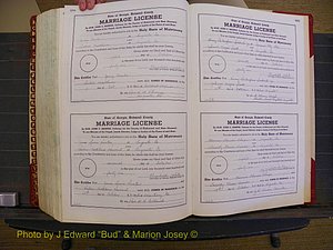 Richmond Marriages, Book WW, 1944-1946 P 694-695.JPG