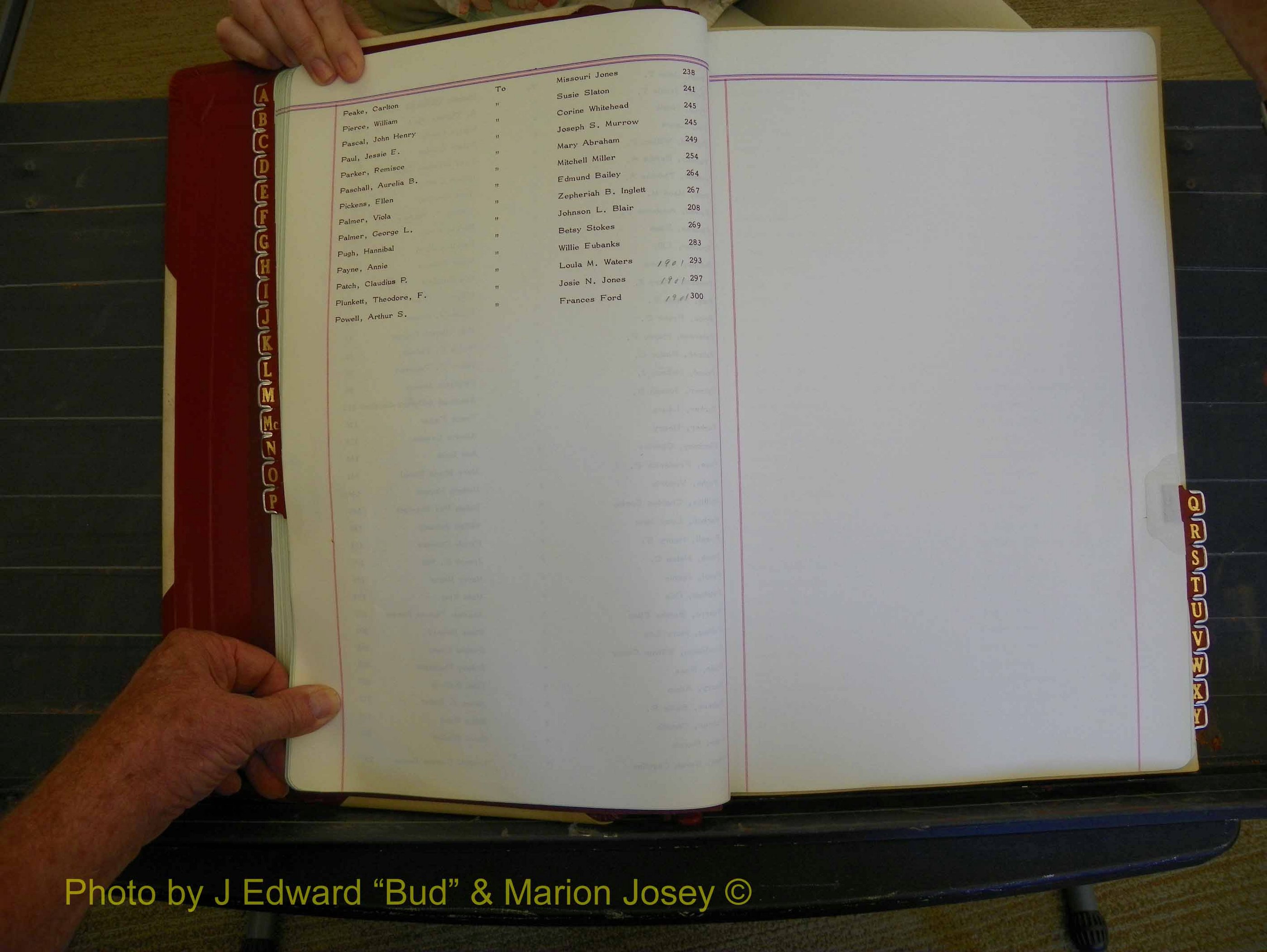 Richmond Marriages, Book X, 1900 Index P (127).JPG