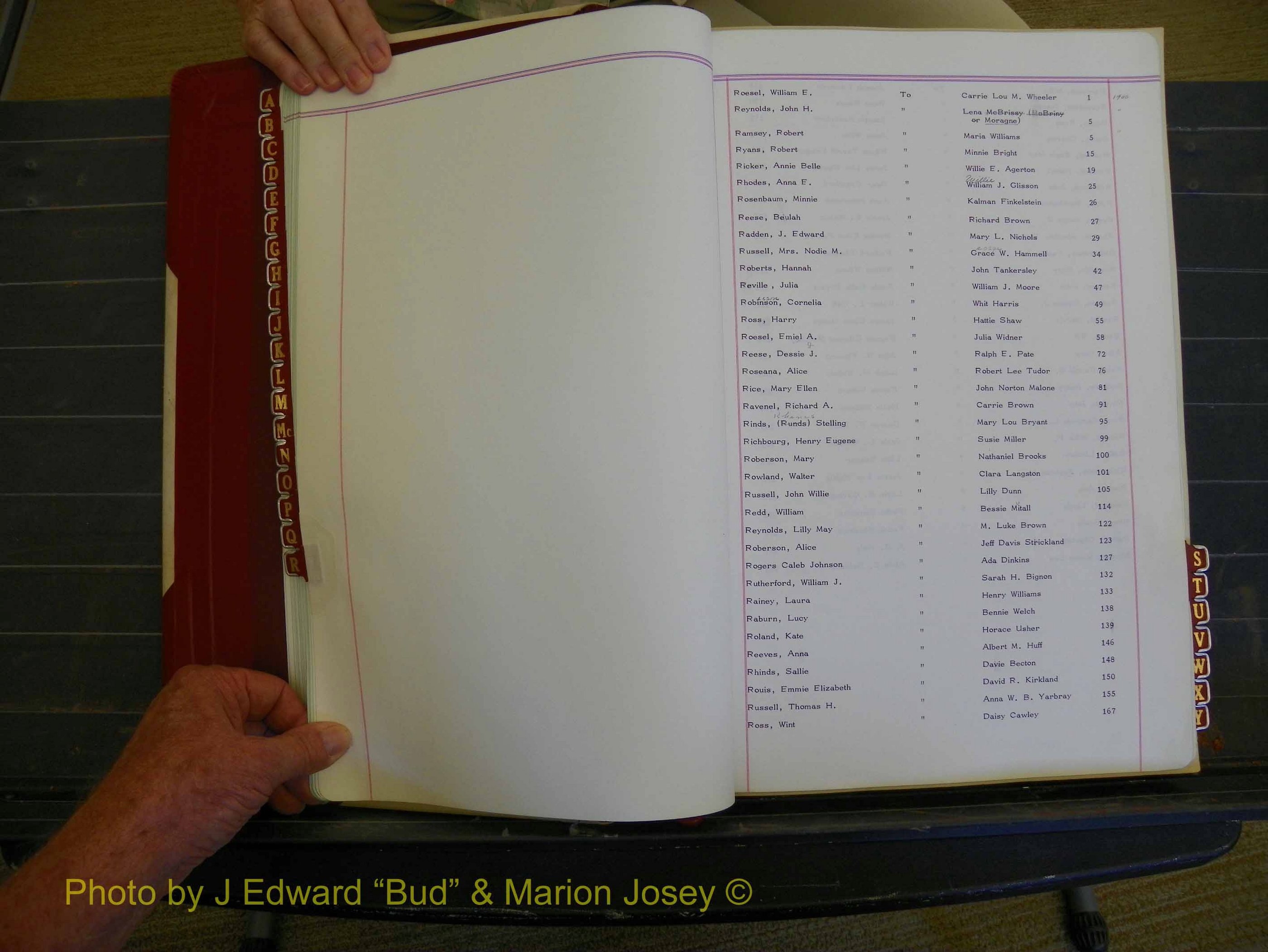 Richmond Marriages, Book X, 1900 Index R (128).JPG