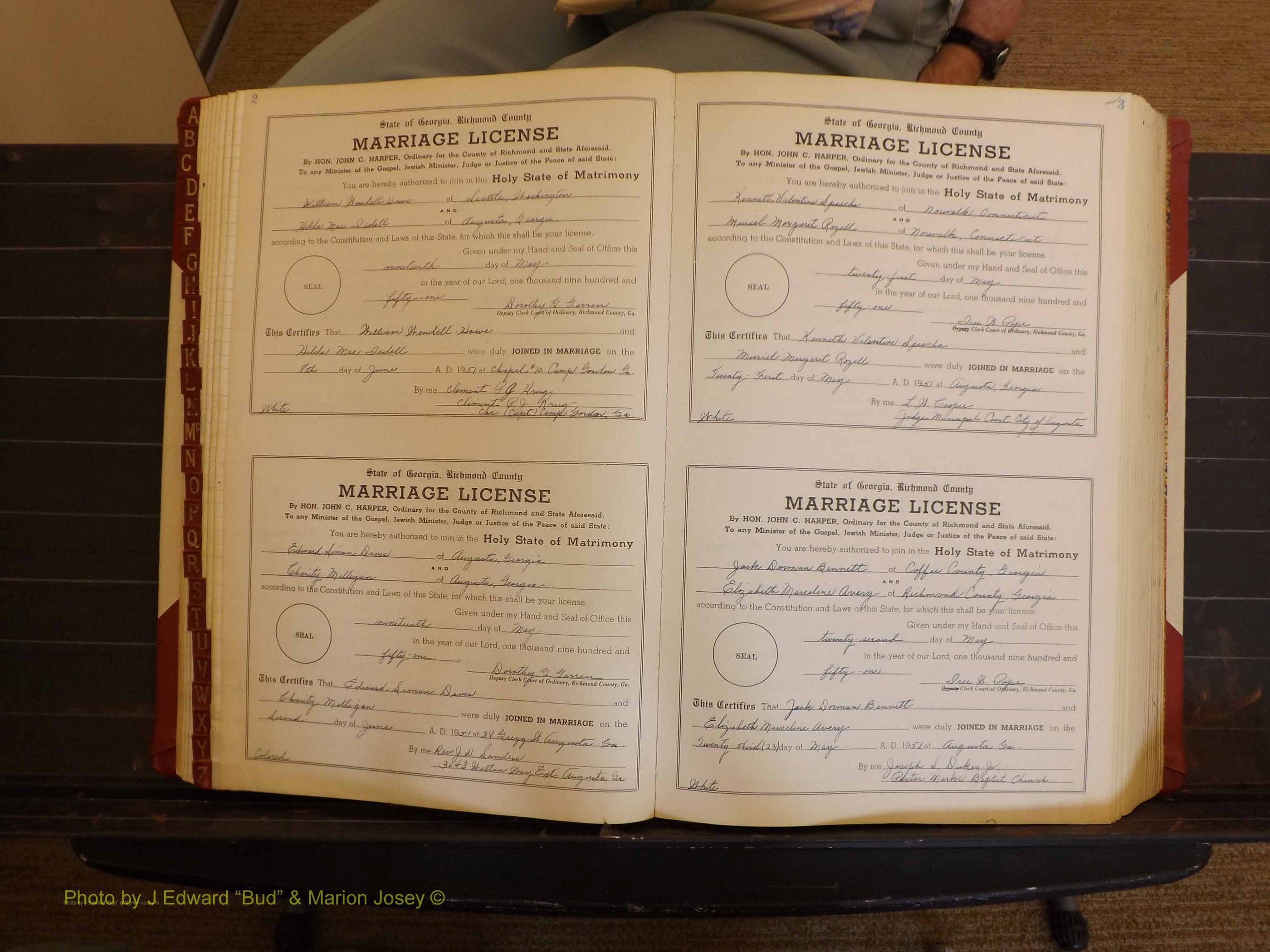 Richmond Marriages, ZZ, 1951-1952 P 002-003.JPG