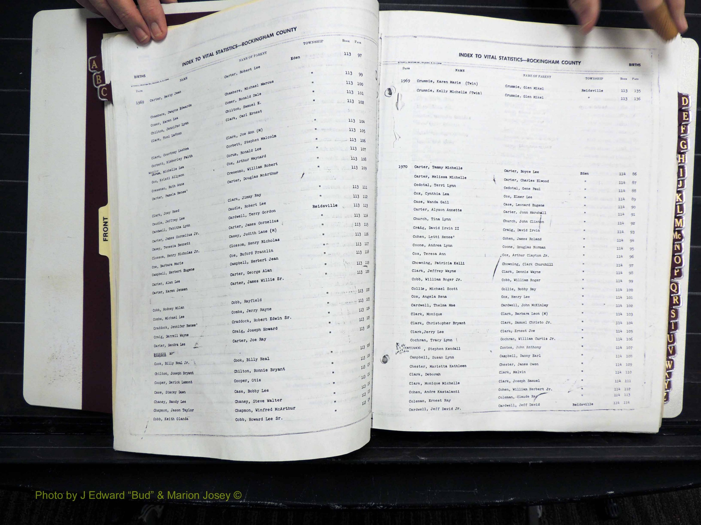 Rockingham Co, NC, Births, 1968-1981 (133).JPG