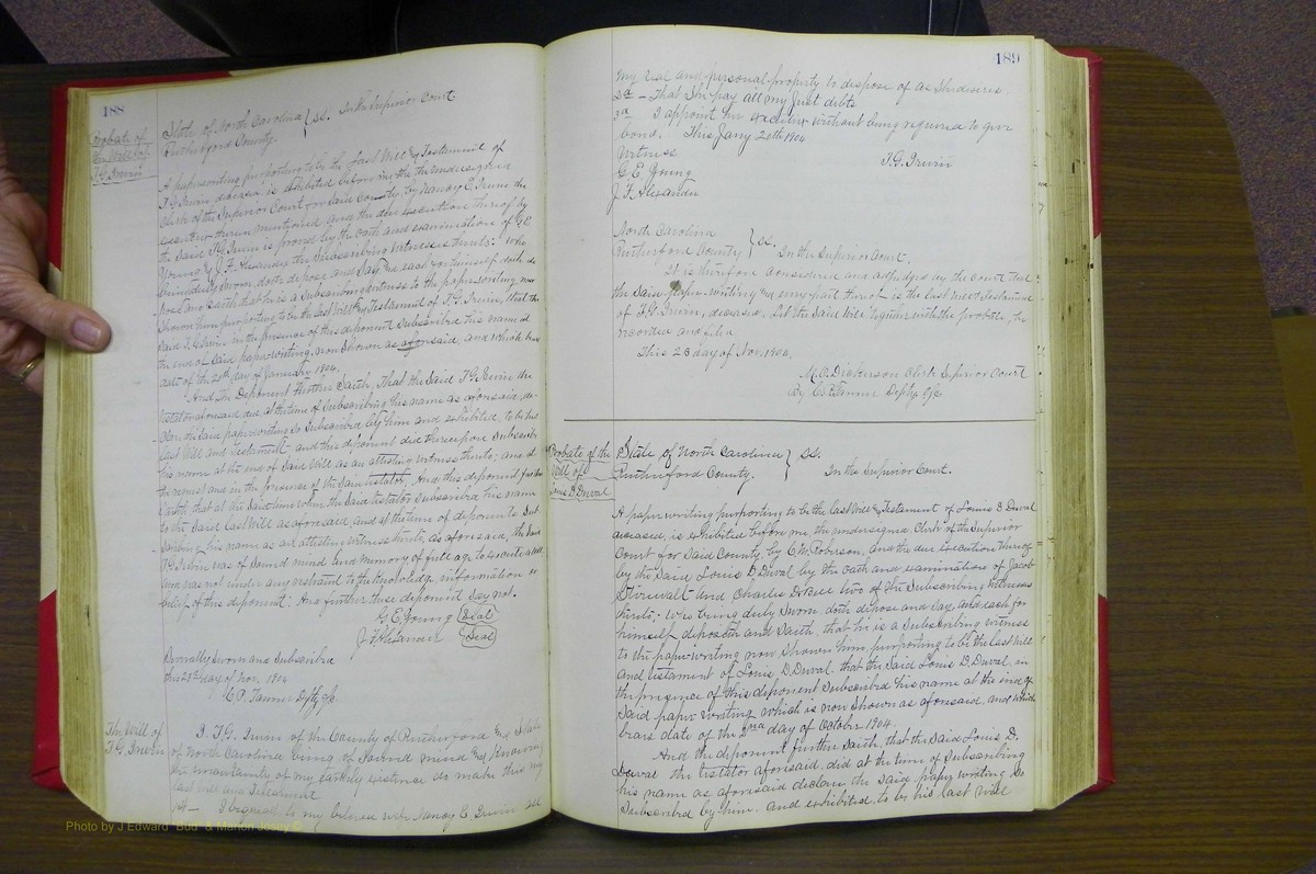 Rutherforf Co, NC, Will Book G (118).JPG