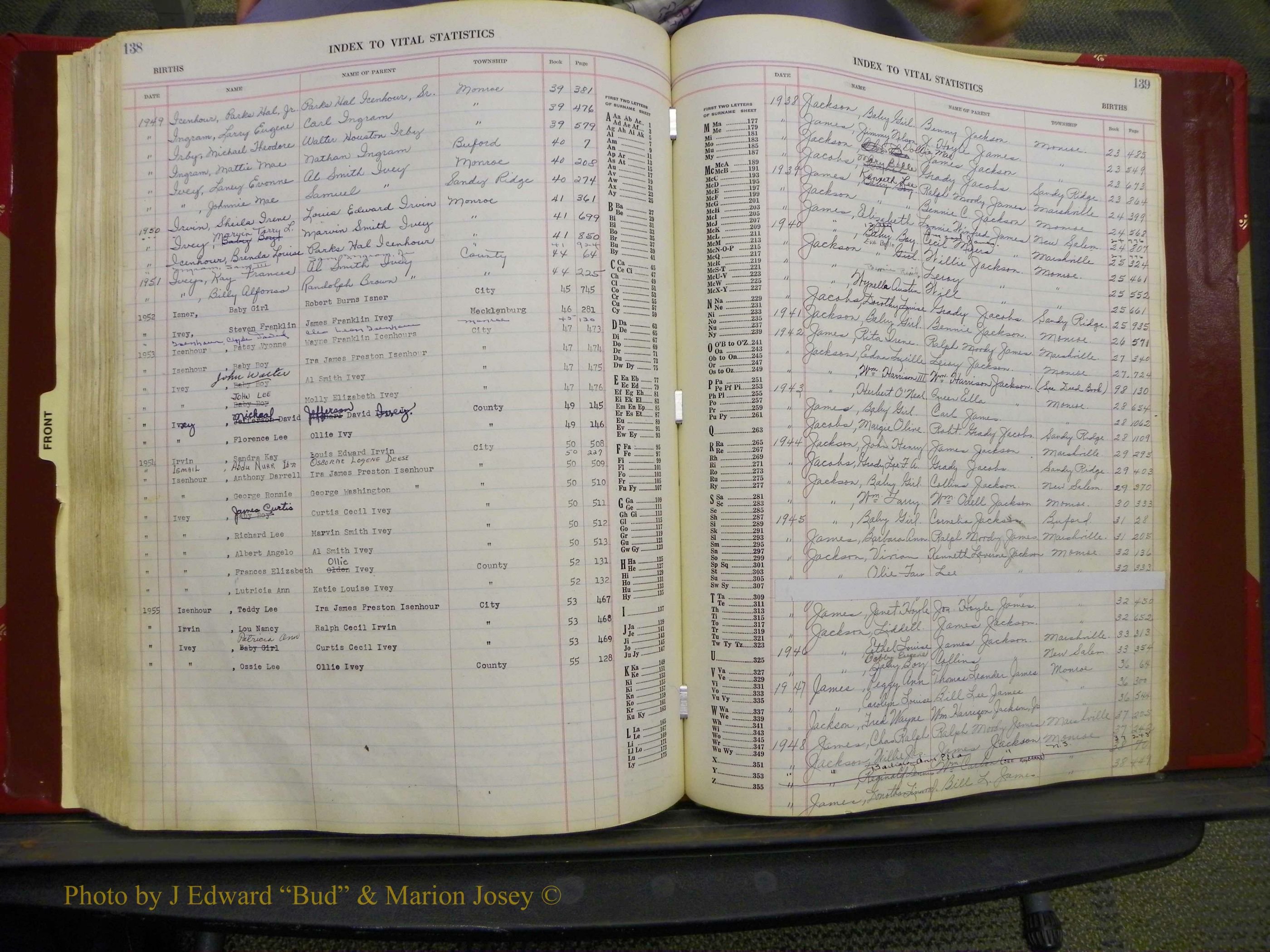 Union Co, NC Births, A-K, 1938-1955 (169).JPG