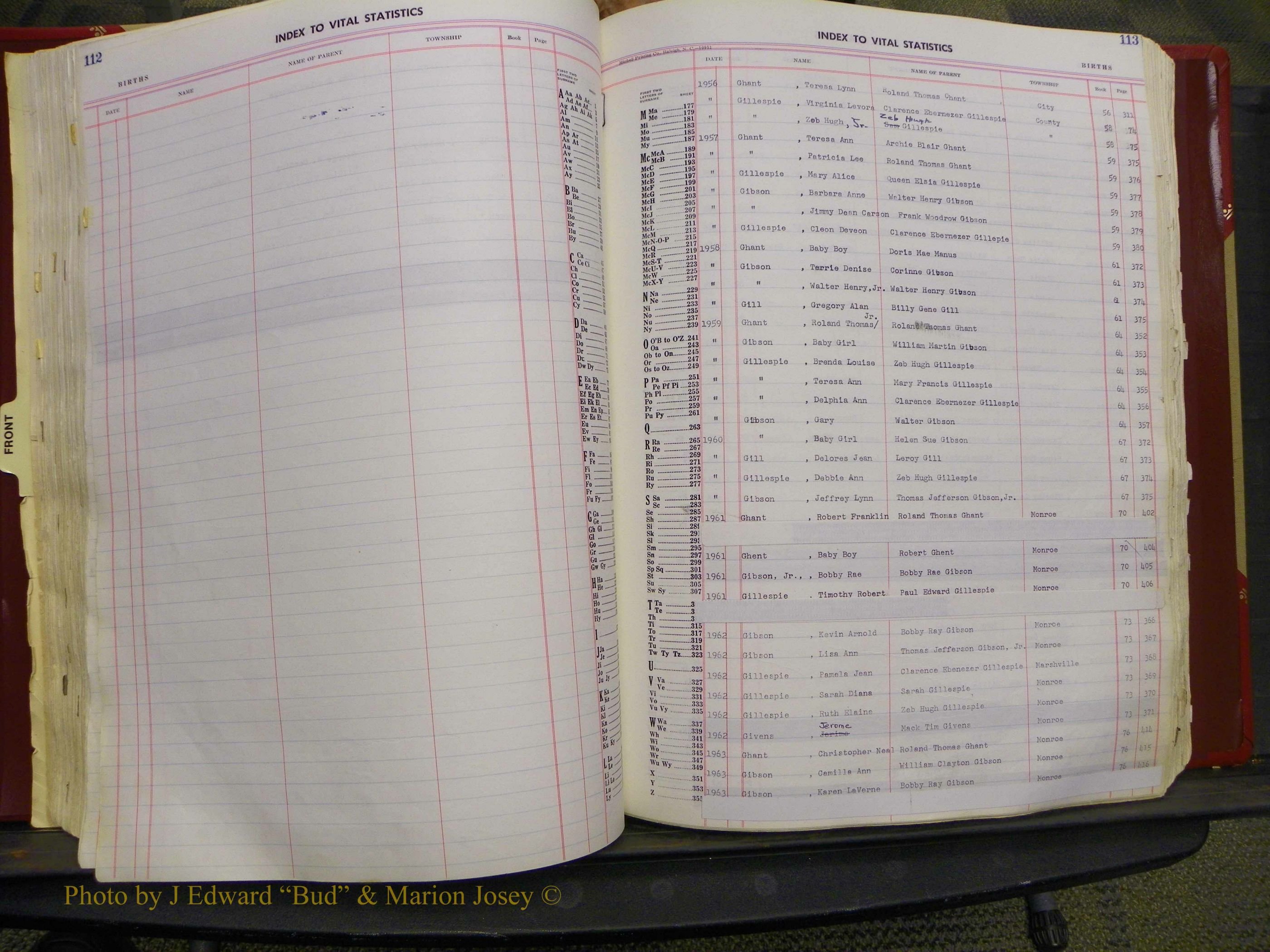 Union Co, NC Births, A-Z, 1956-1971 (111).JPG