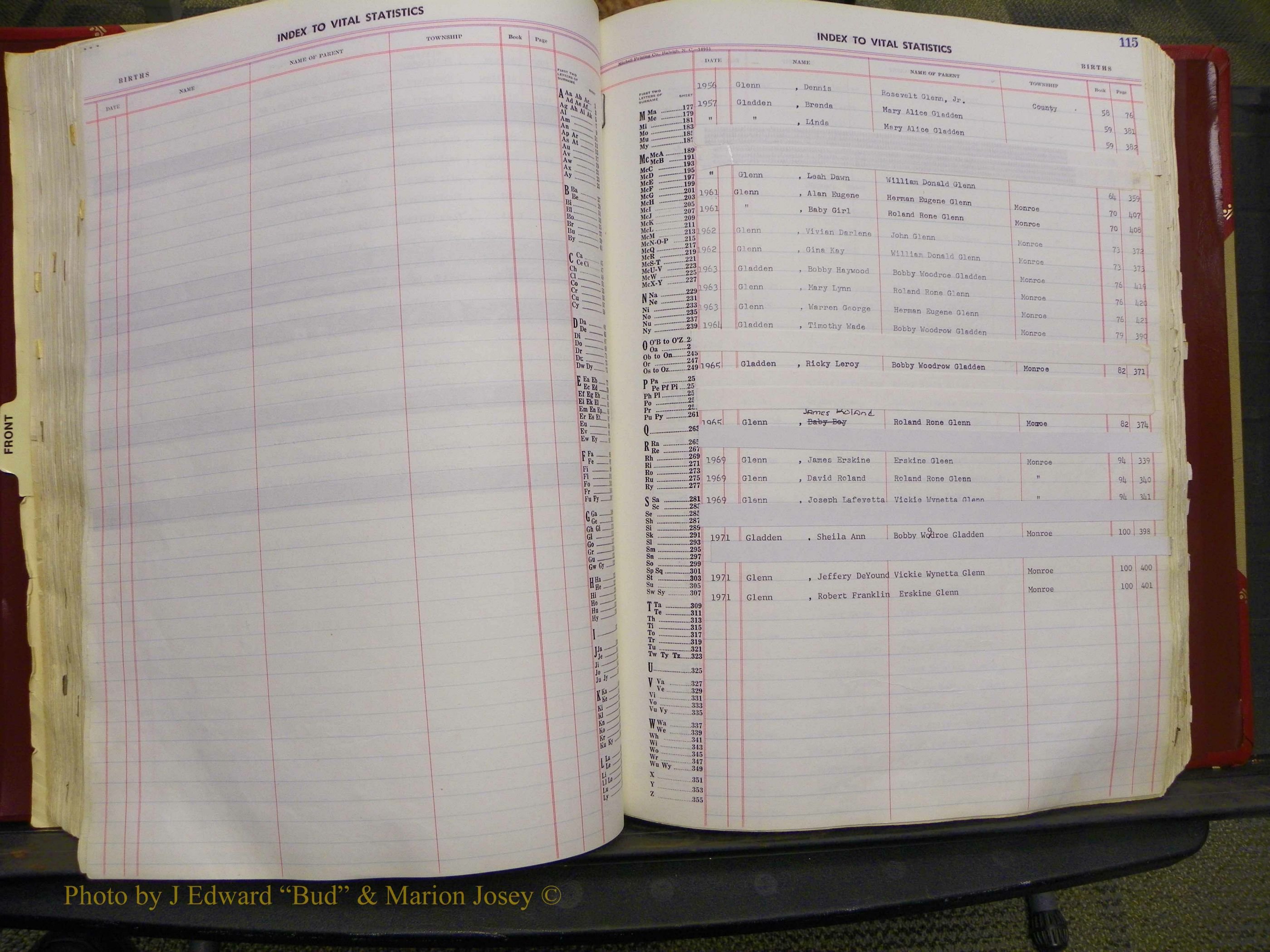 Union Co, NC Births, A-Z, 1956-1971 (112).JPG