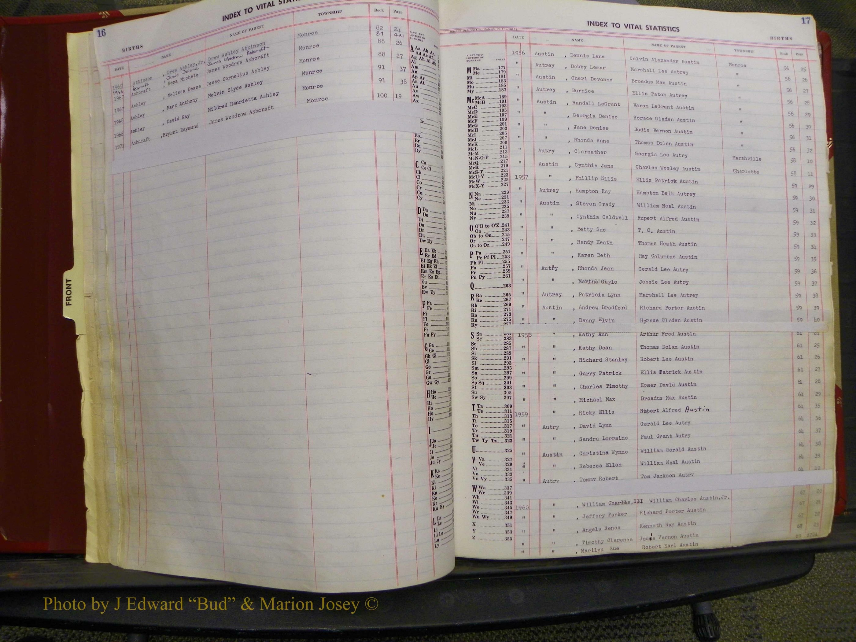 Union Co, NC Births, A-Z, 1956-1971 (14).JPG