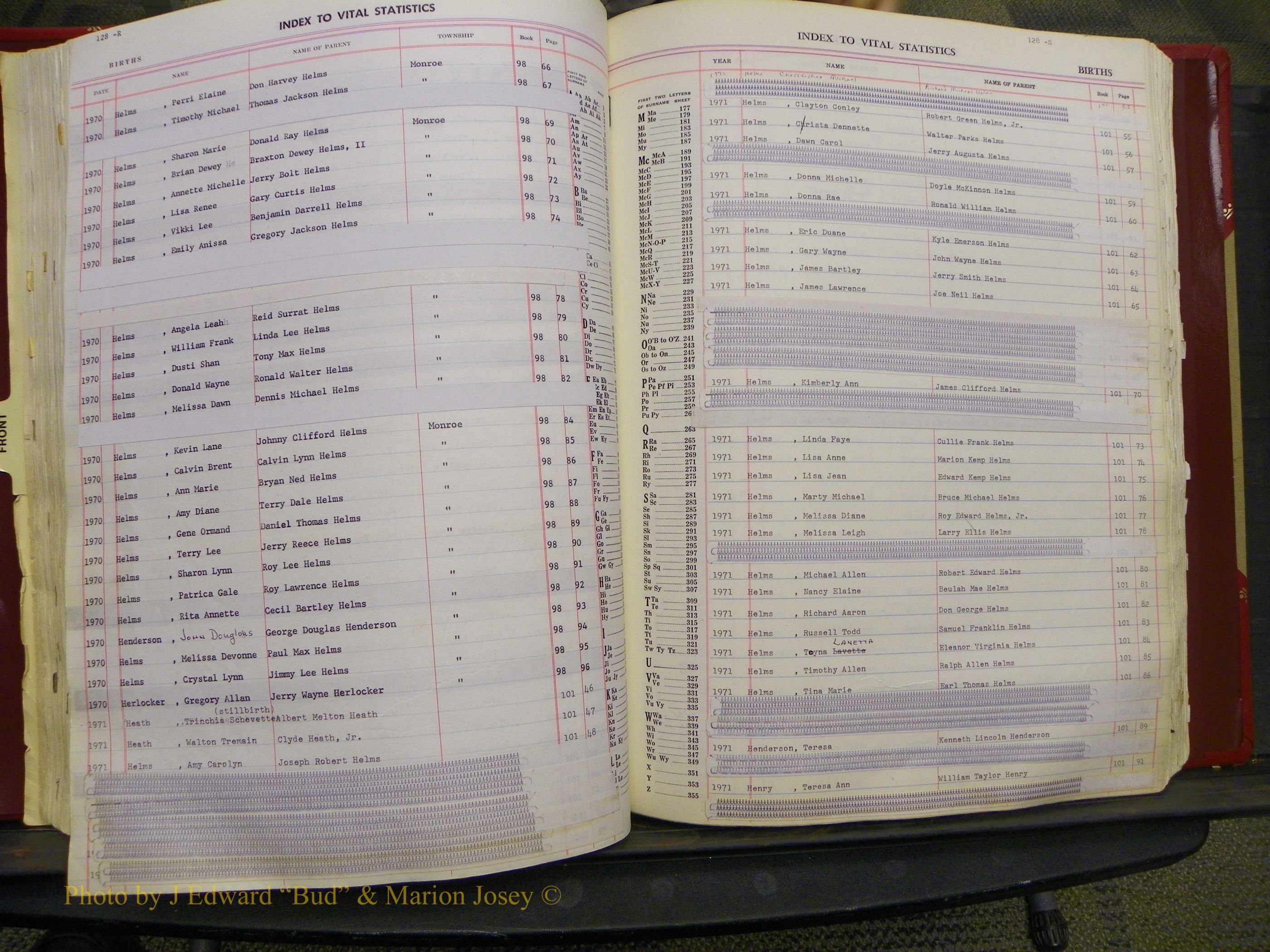 Union Co, NC Births, A-Z, 1956-1971 (146).JPG