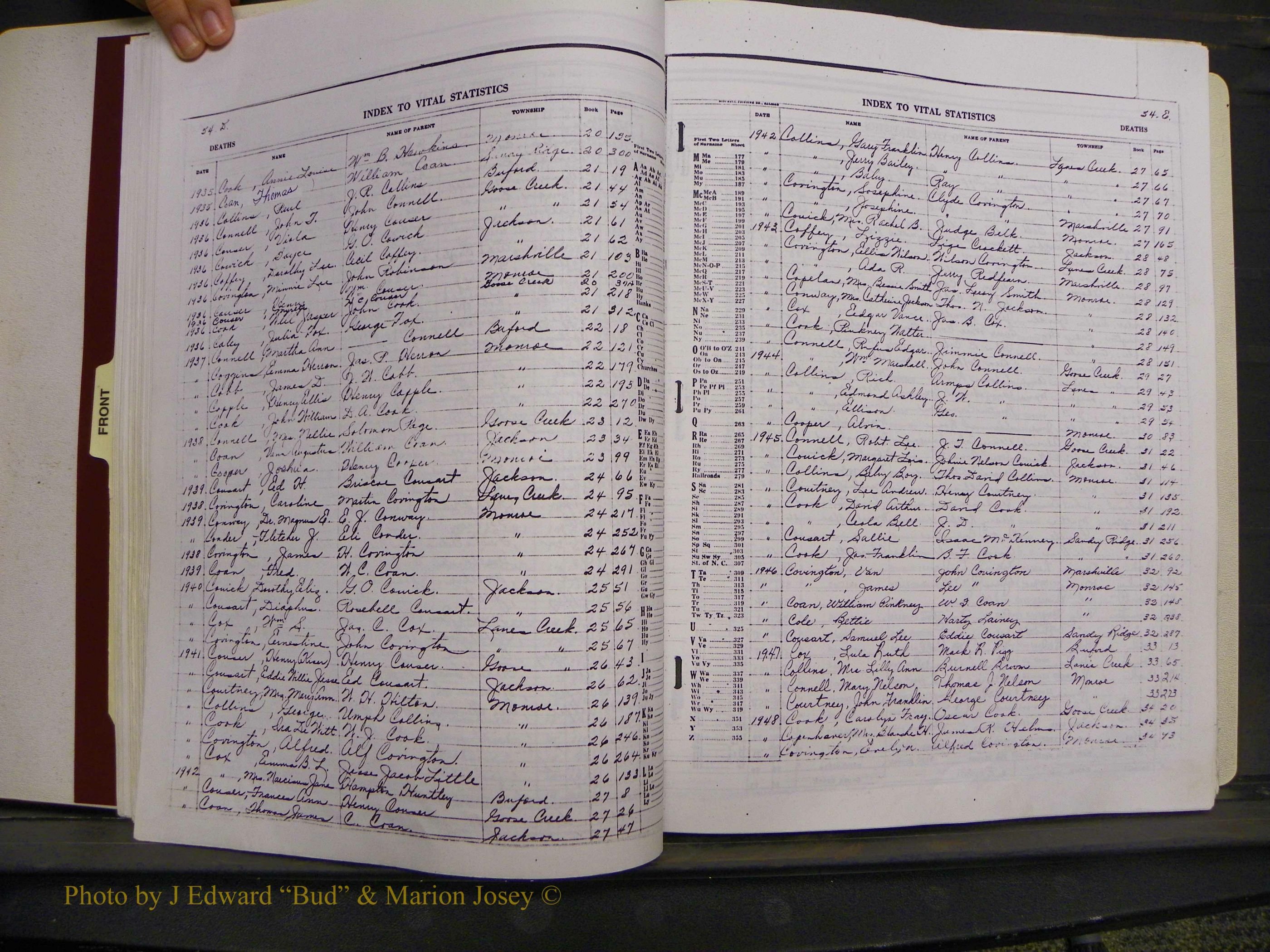 Union Co, NC Deaths, A-Z, 1914-1959 (54).JPG