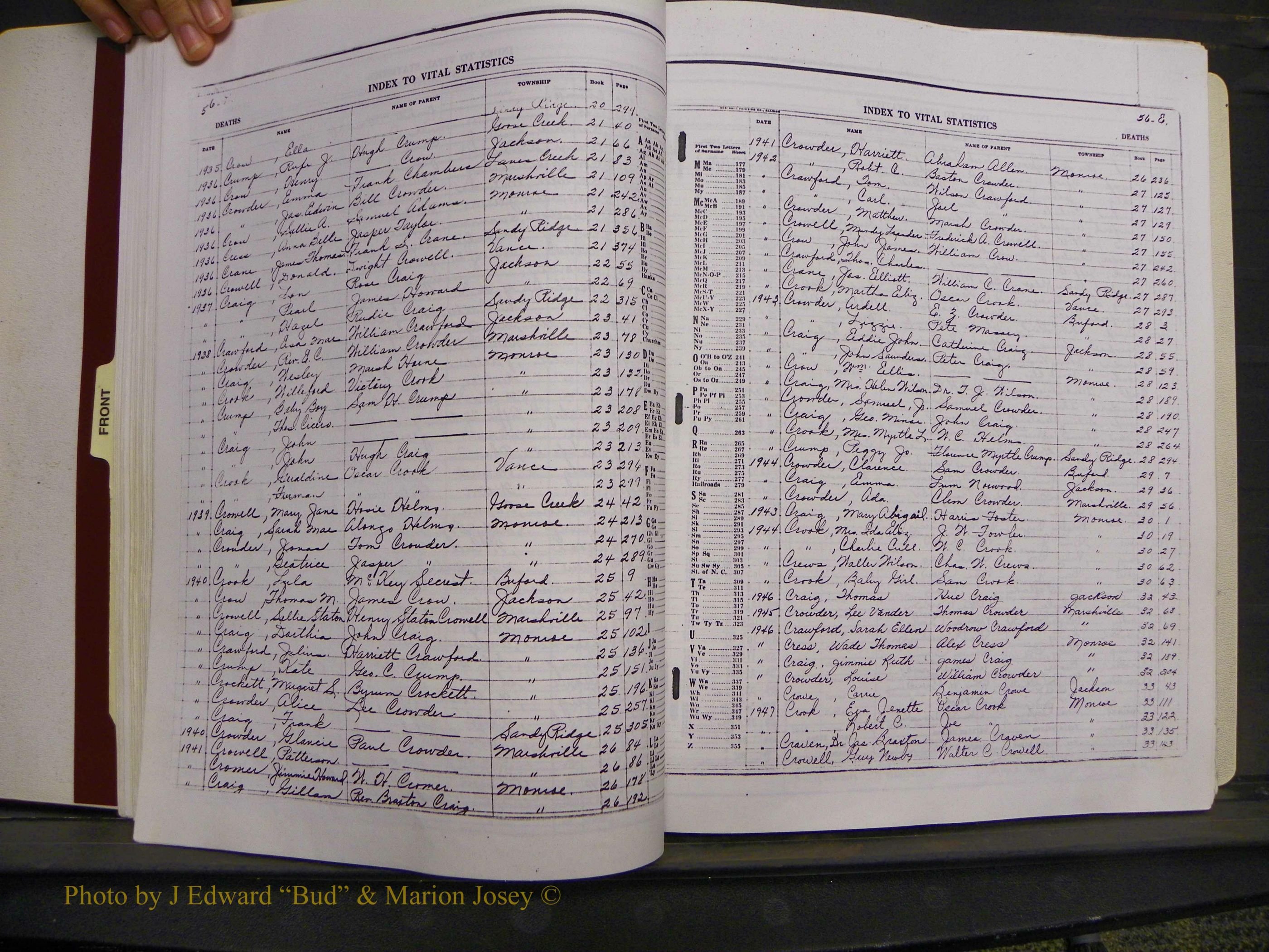 Union Co, NC Deaths, A-Z, 1914-1959 (59).JPG
