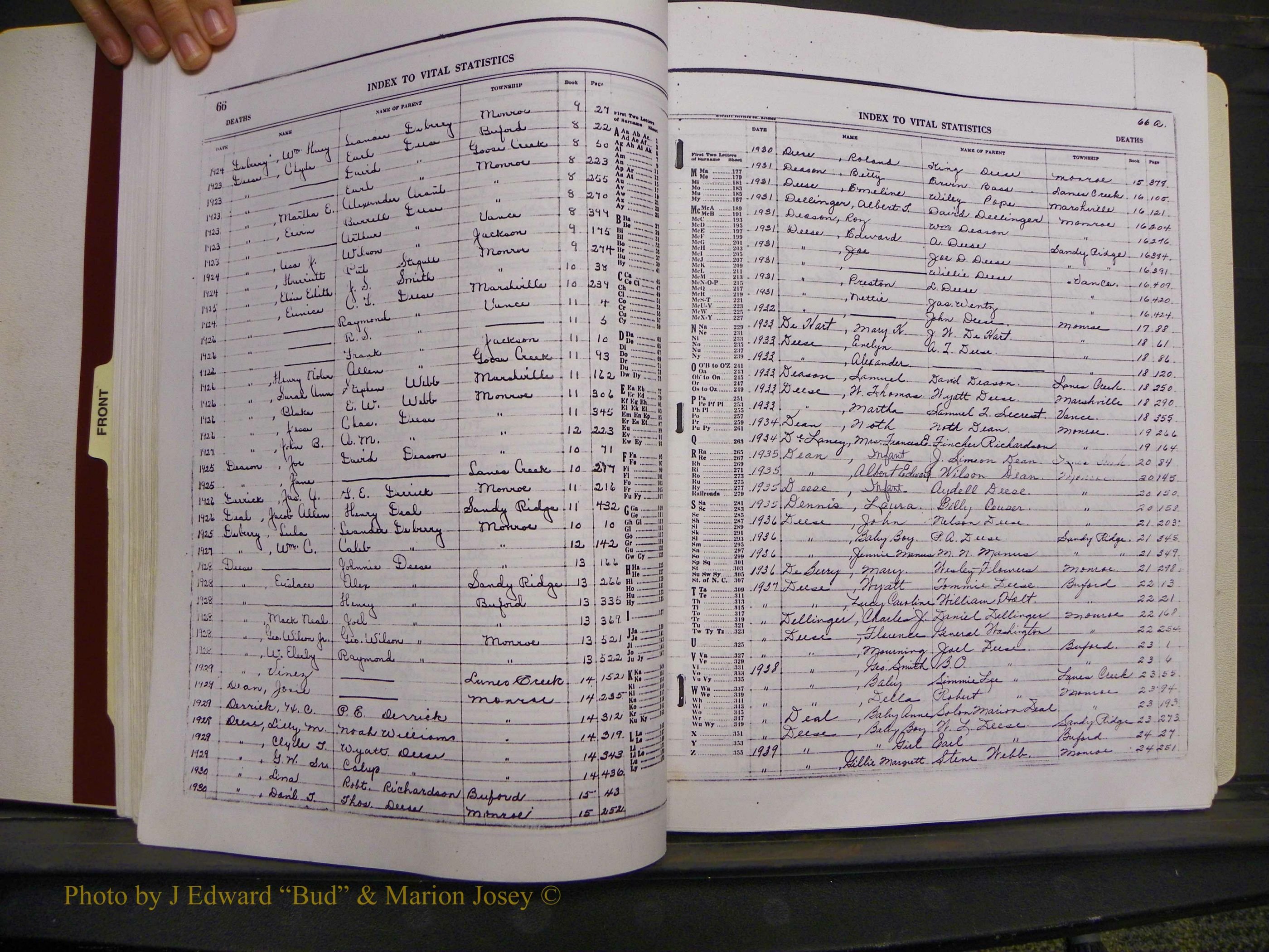 Union Co, NC Deaths, A-Z, 1914-1959 (68).JPG