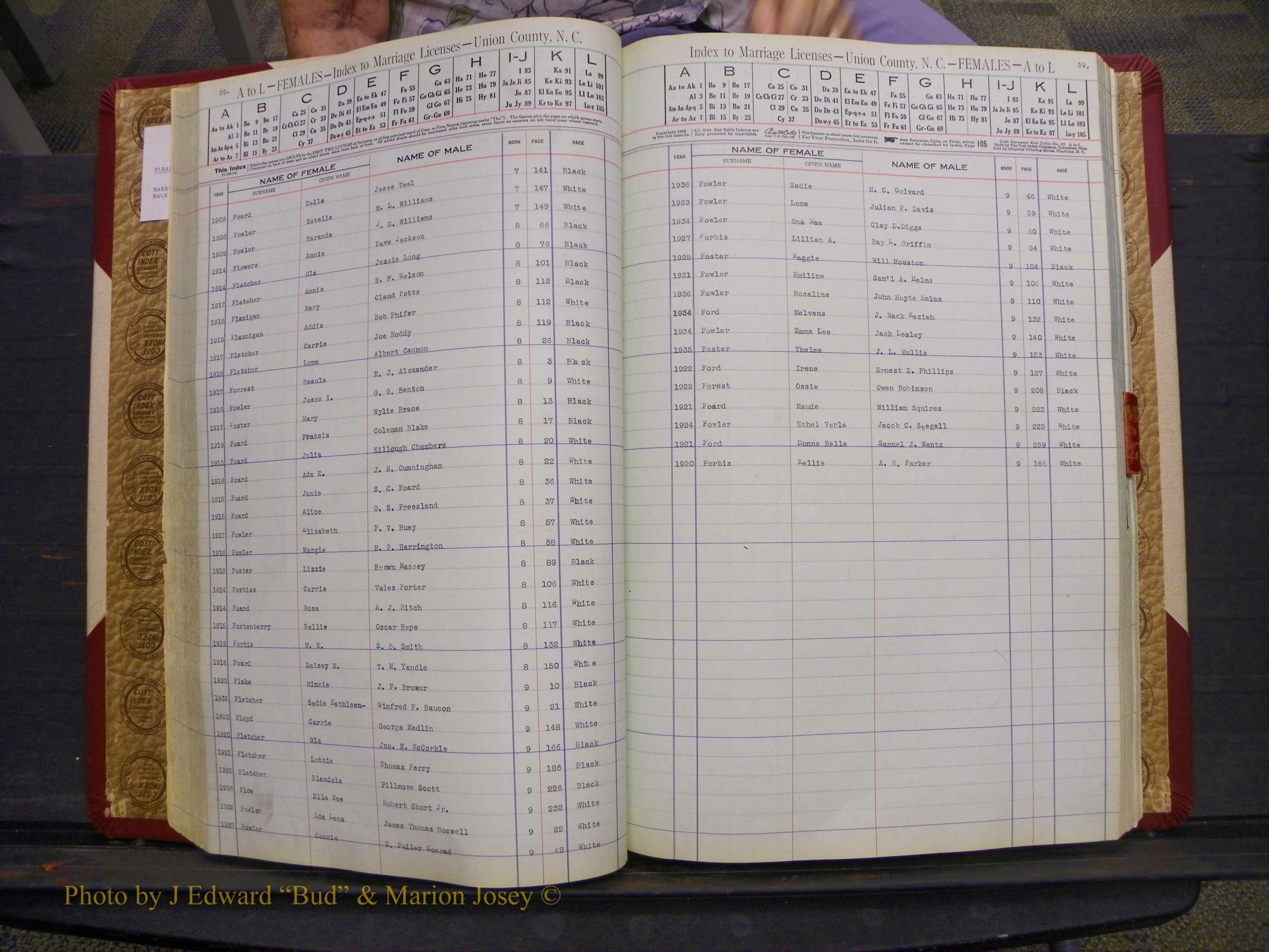 Union Co, NC Marriages Female Index, A-Z, 1842-1936 (71).JPG