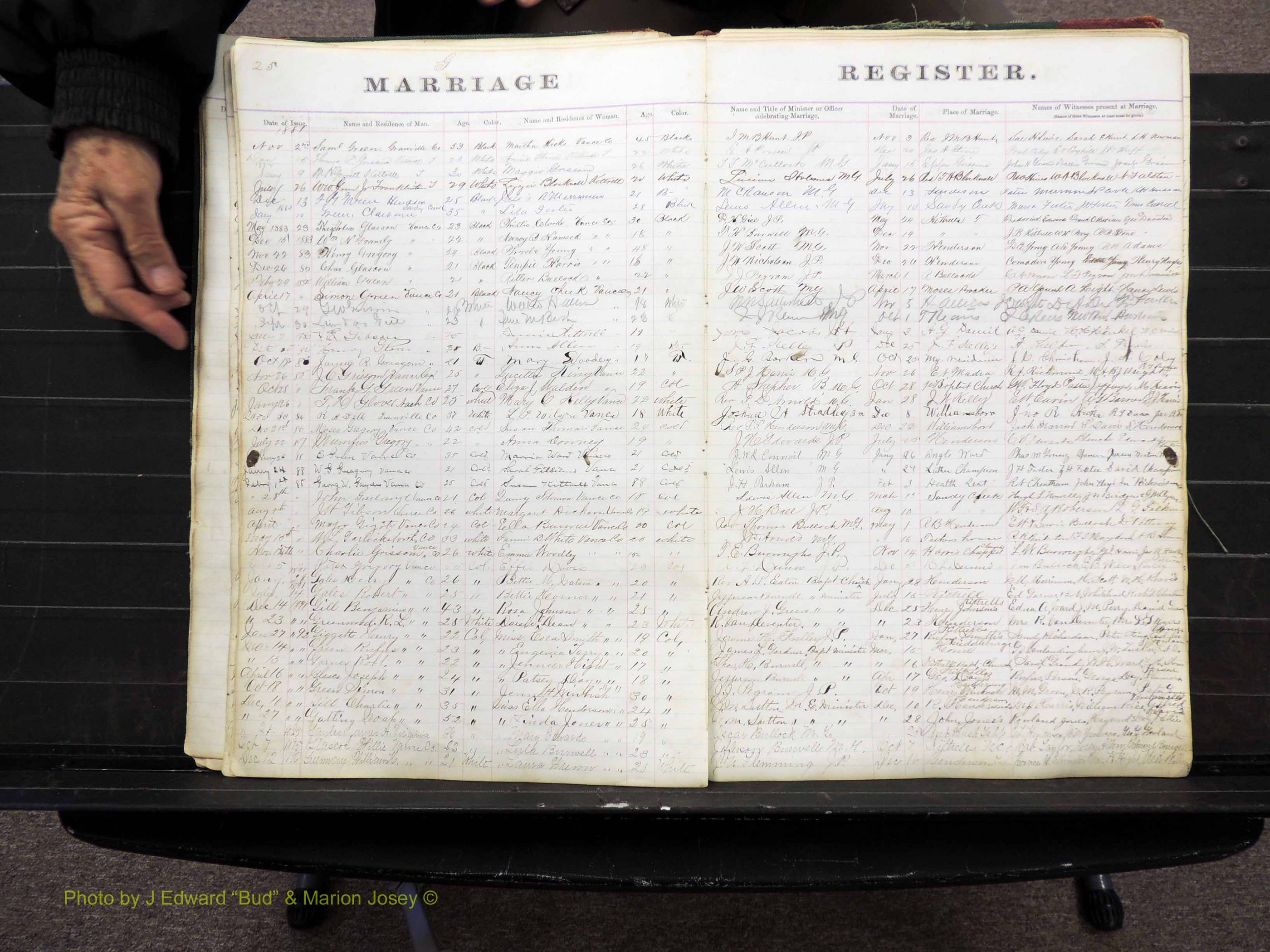 Vance Co, NC, Marriages, A-Z, 1873-1898 (121).JPG