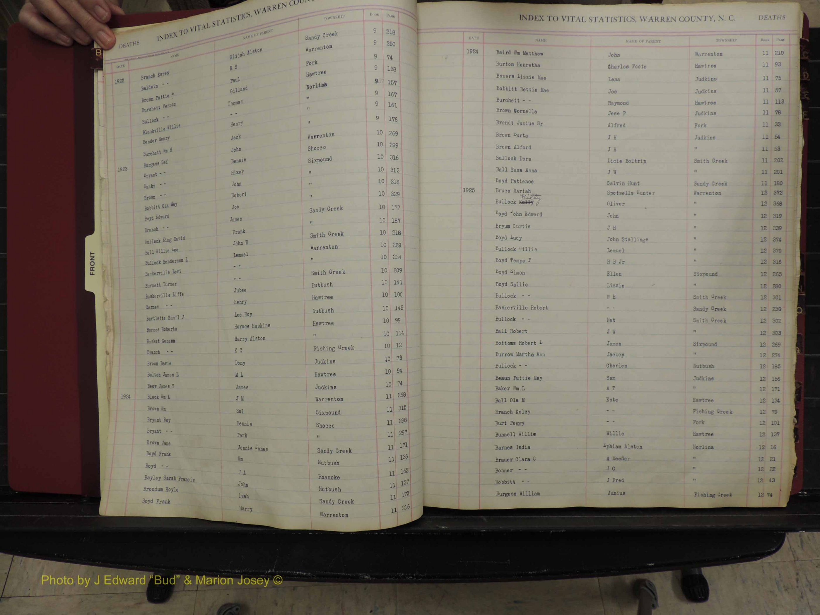 Warren Co, NC, Deaths, A-Z, 1914+ (121).JPG