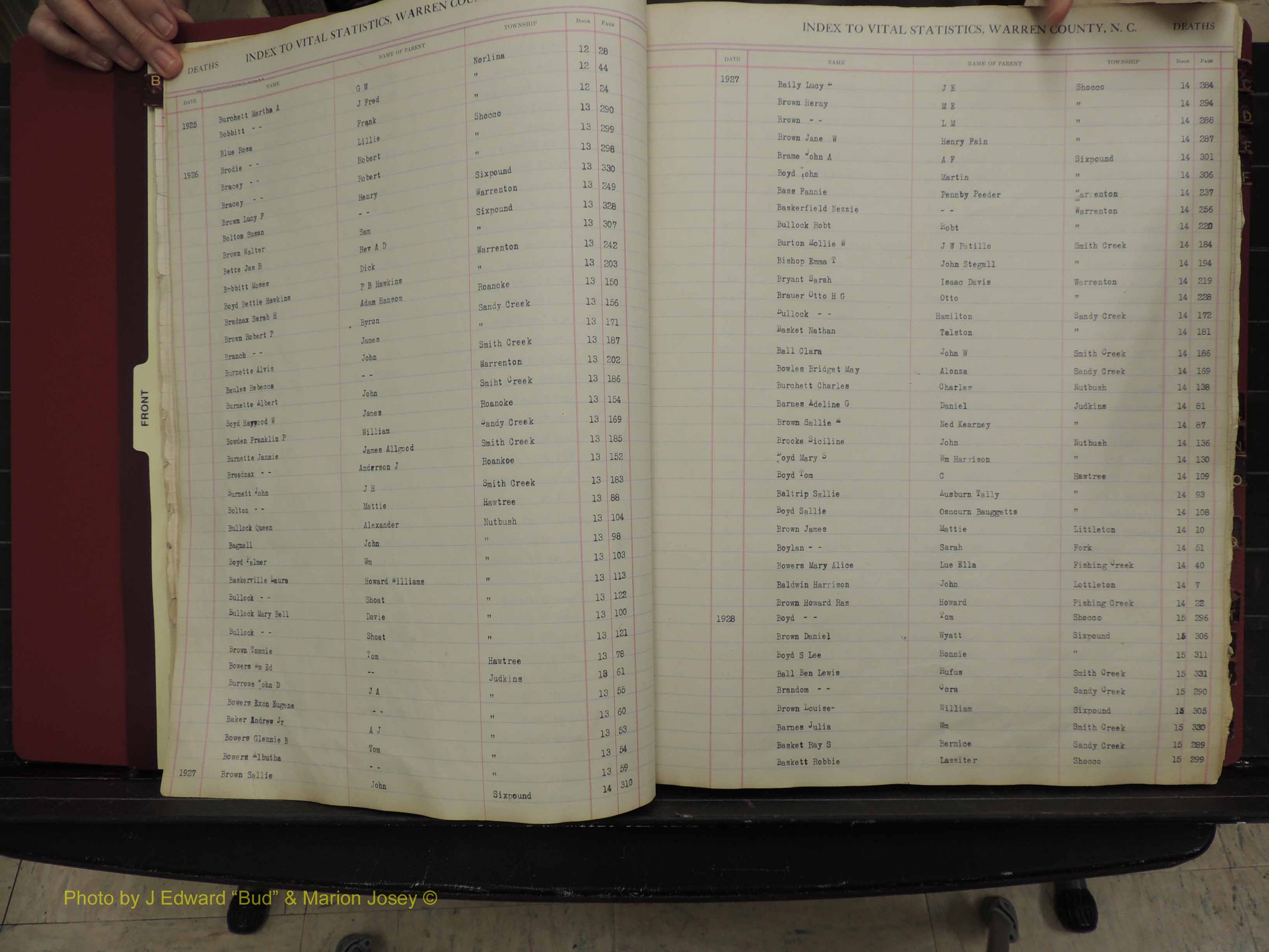 Warren Co, NC, Deaths, A-Z, 1914+ (122).JPG