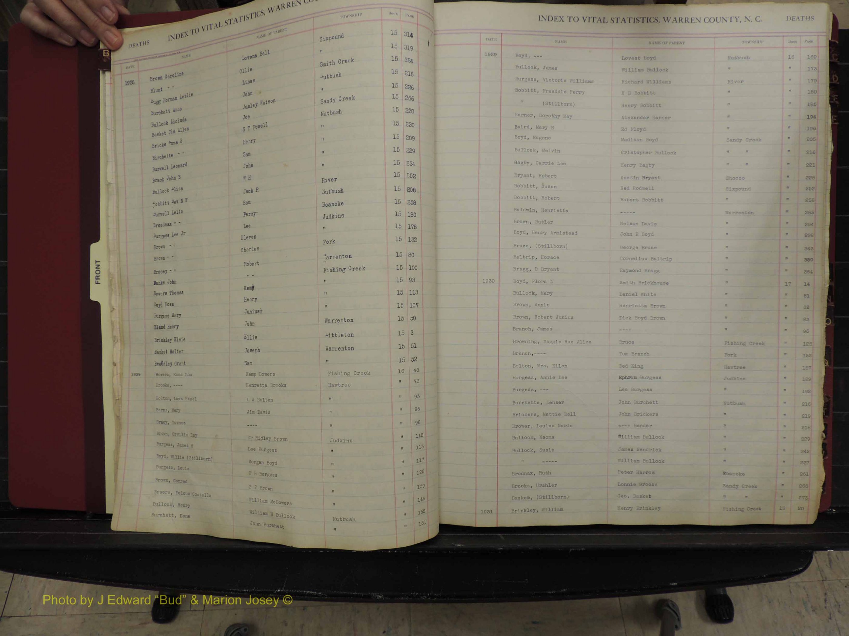 Warren Co, NC, Deaths, A-Z, 1914+ (123).JPG