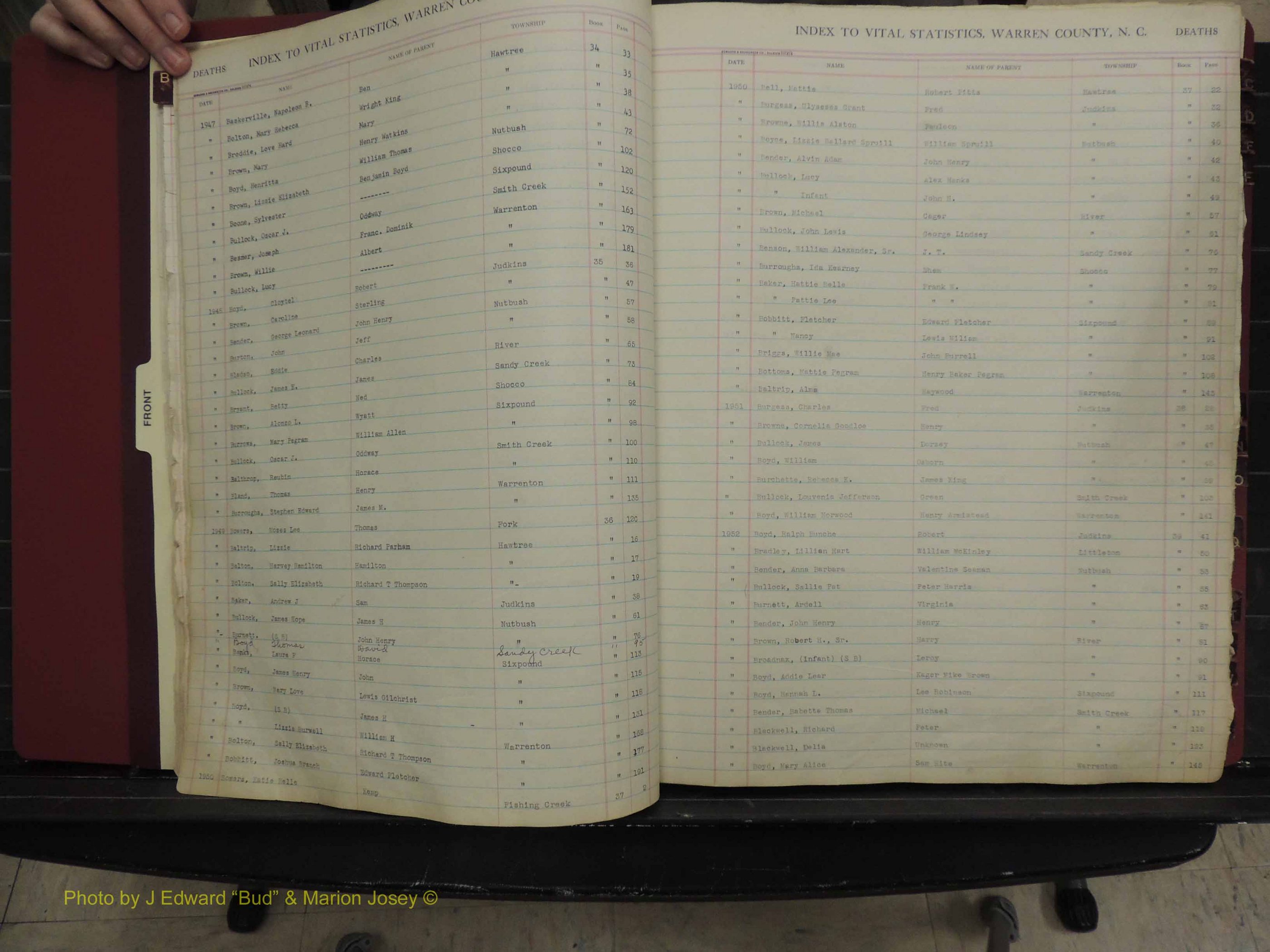 Warren Co, NC, Deaths, A-Z, 1914+ (129).JPG