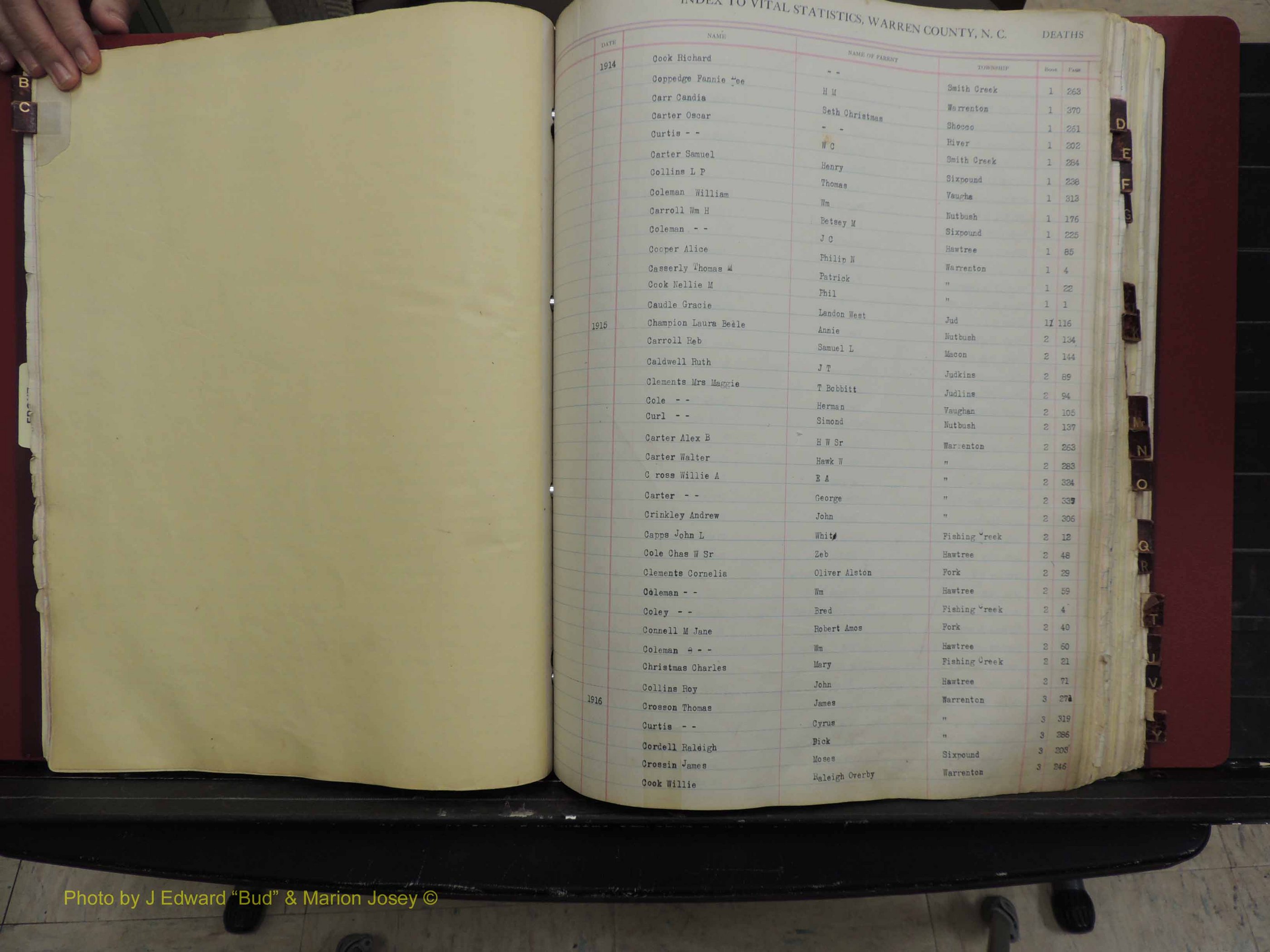 Warren Co, NC, Deaths, A-Z, 1914+ (137).JPG