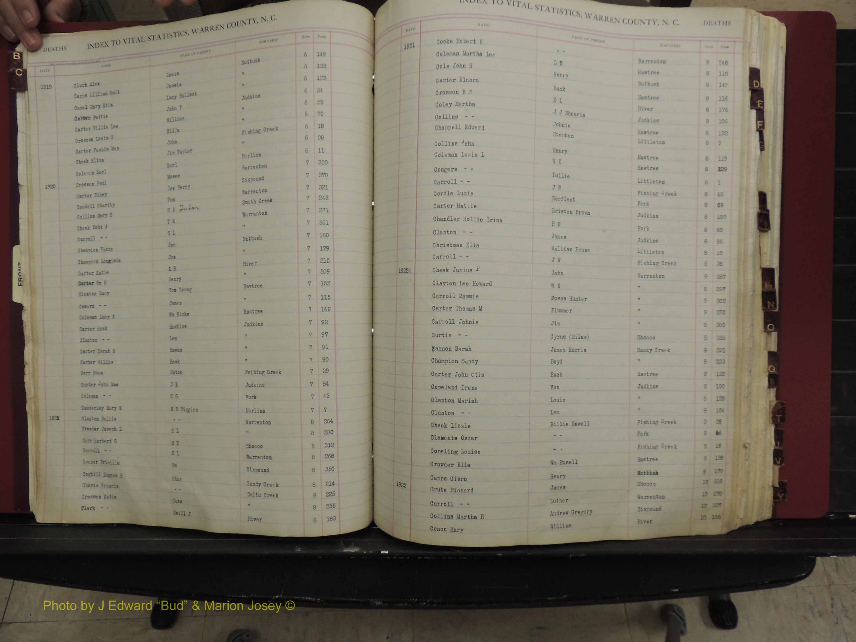 Warren Co, NC, Deaths, A-Z, 1914+ (139).JPG