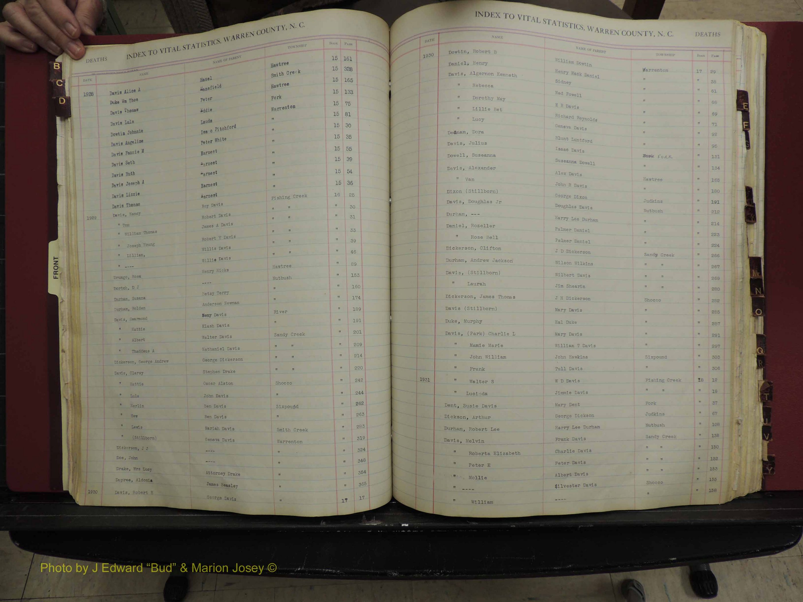 Warren Co, NC, Deaths, A-Z, 1914+ (155).JPG