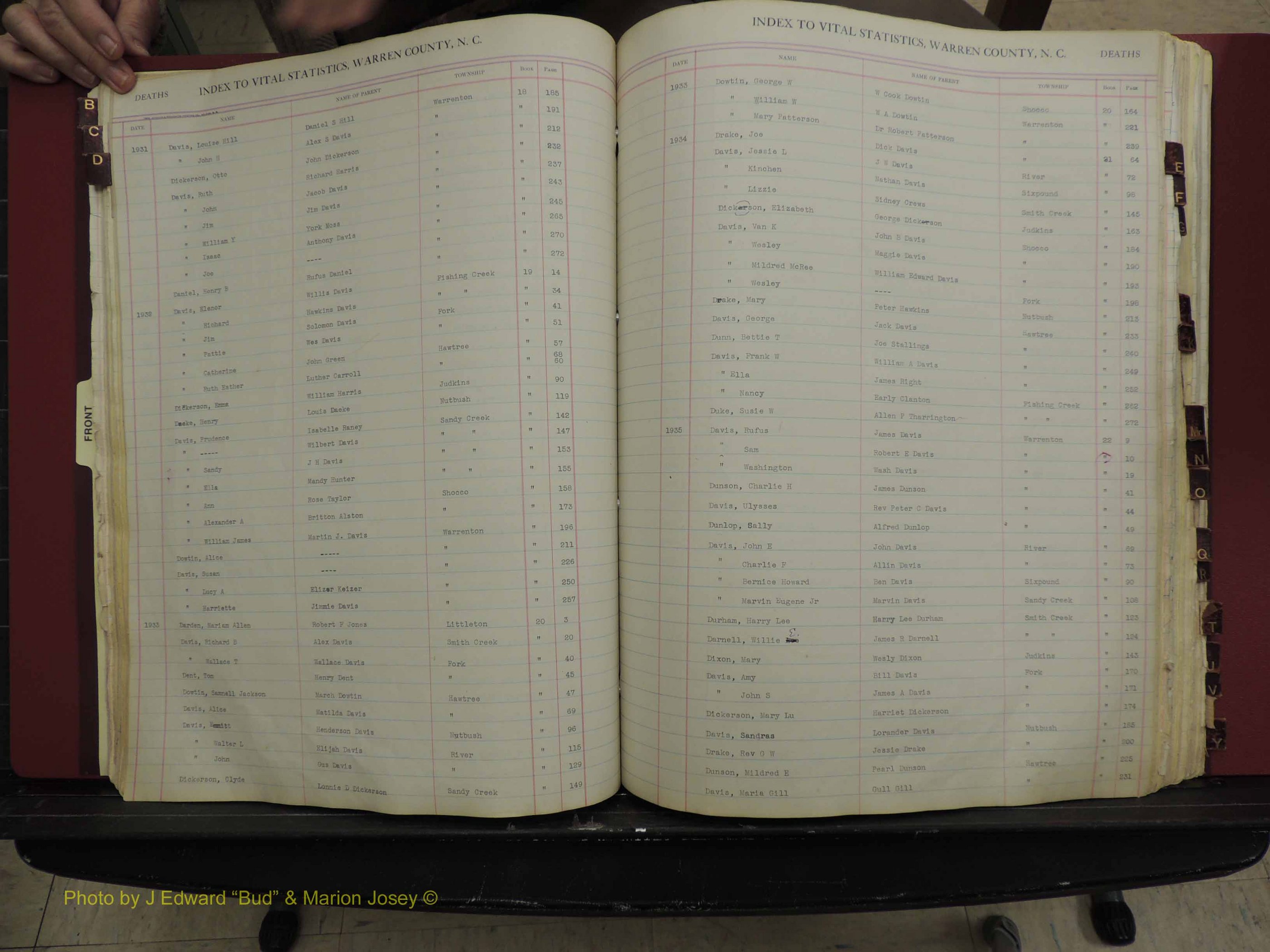 Warren Co, NC, Deaths, A-Z, 1914+ (156).JPG