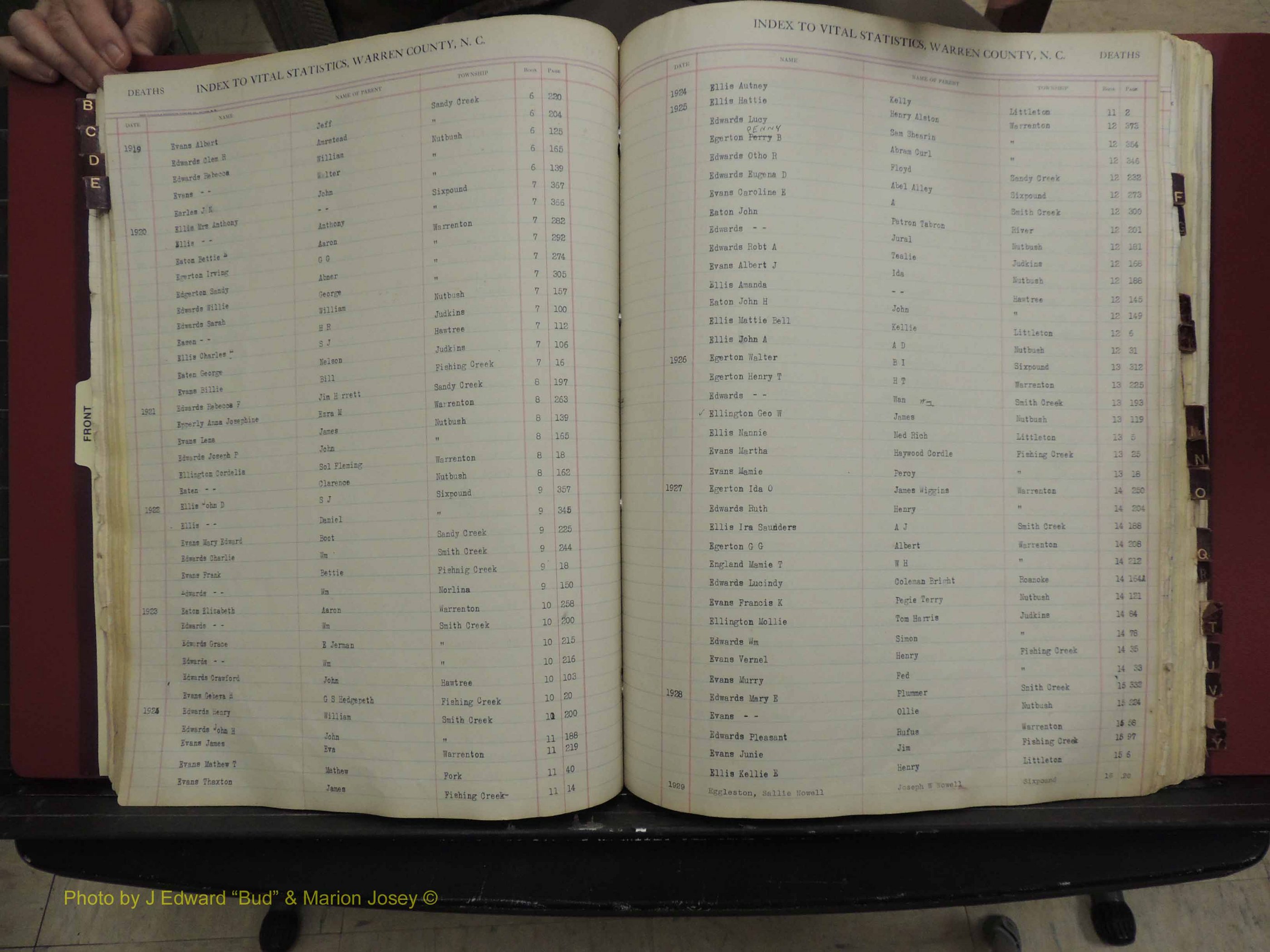 Warren Co, NC, Deaths, A-Z, 1914+ (166).JPG