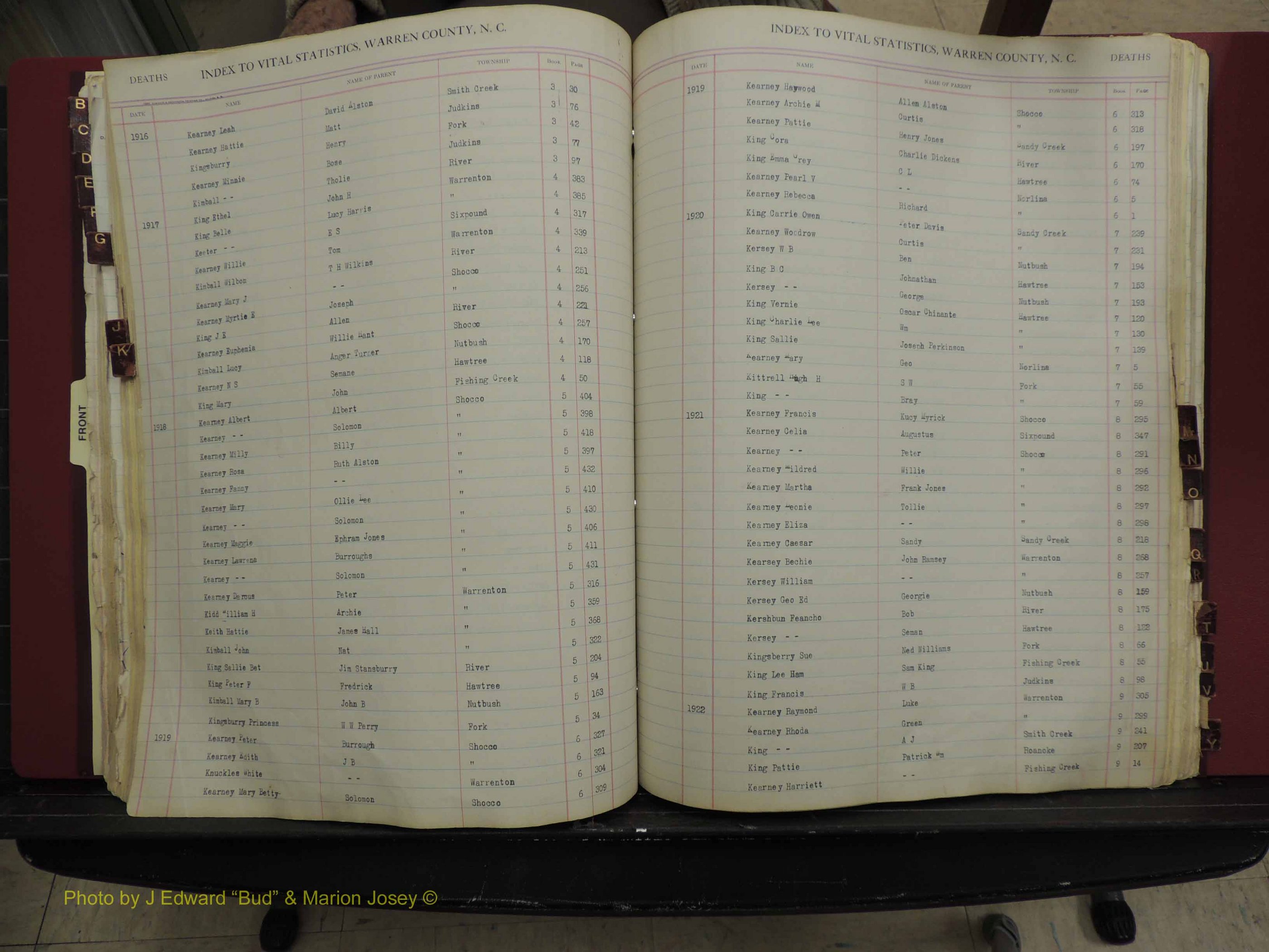Warren Co, NC, Deaths, A-Z, 1914+ (222).JPG