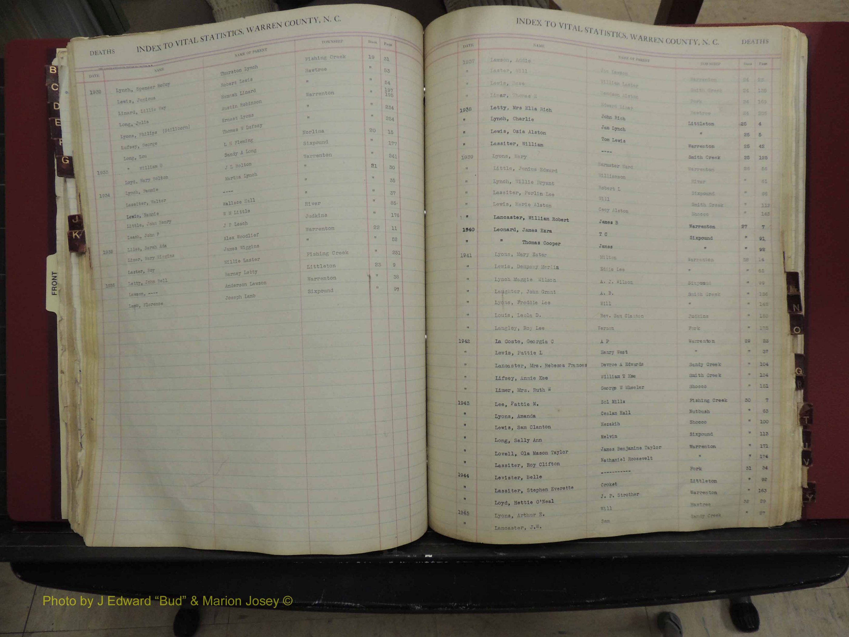 Warren Co, NC, Deaths, A-Z, 1914+ (231).JPG