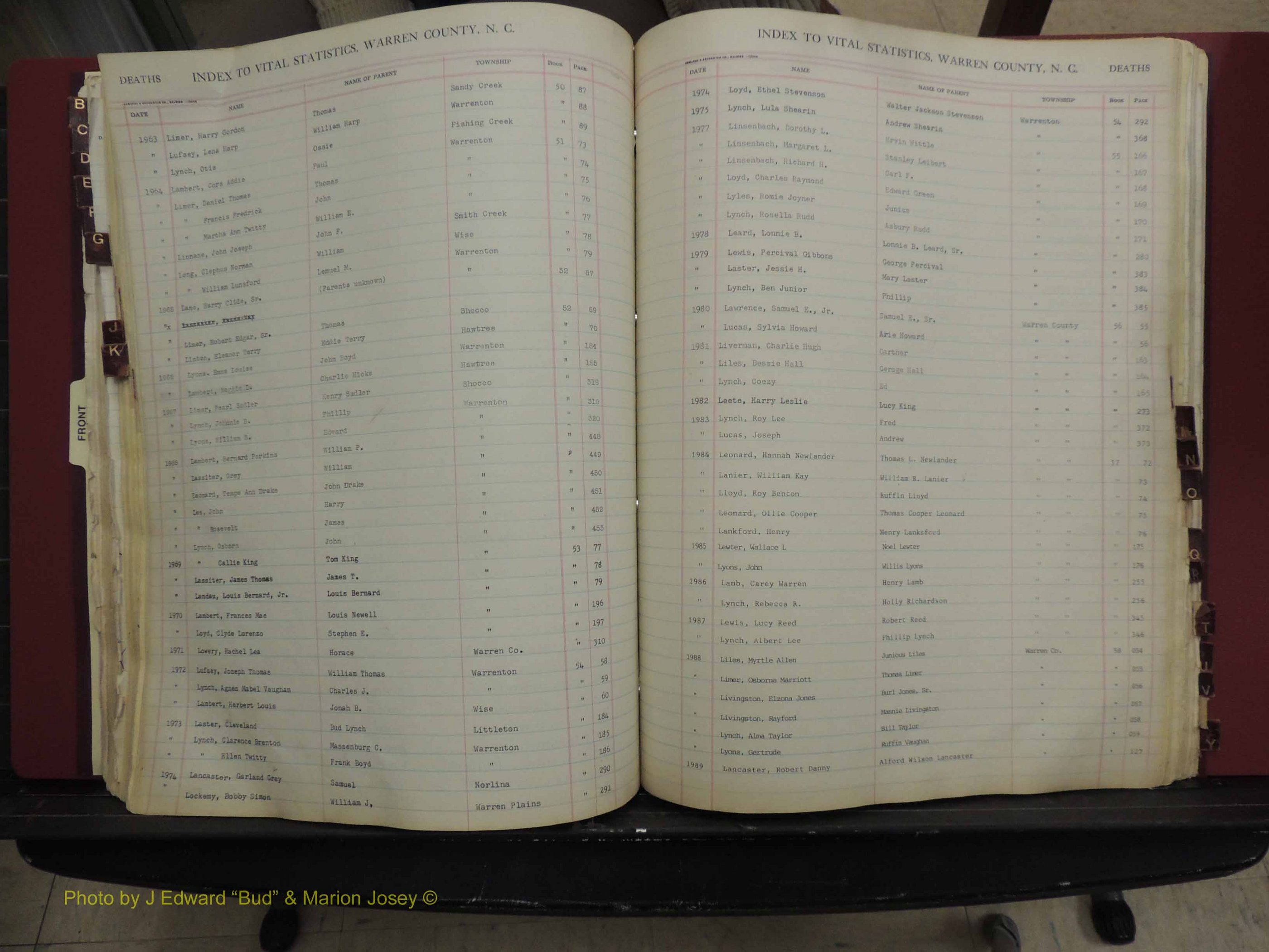 Warren Co, NC, Deaths, A-Z, 1914+ (233).JPG