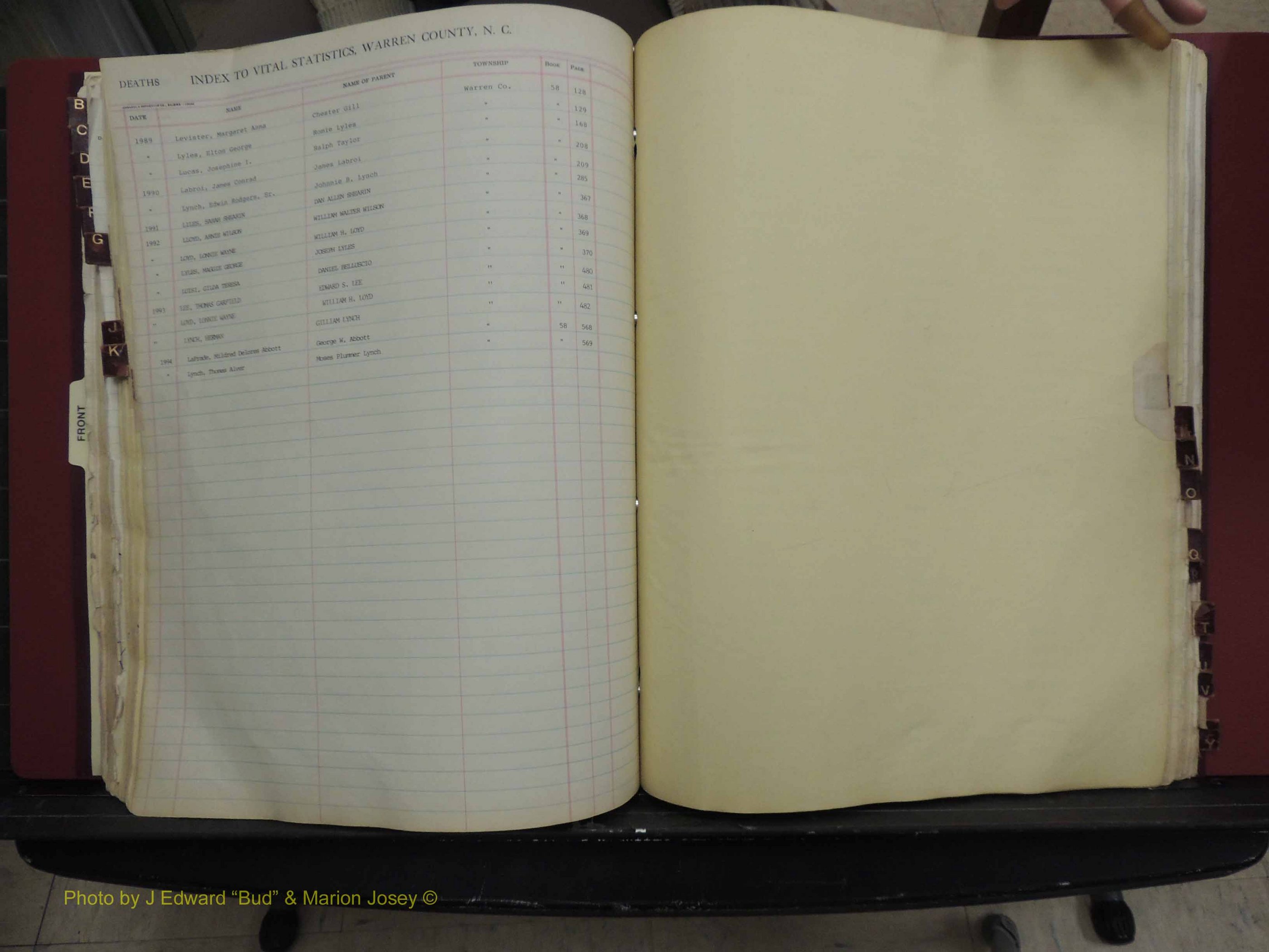 Warren Co, NC, Deaths, A-Z, 1914+ (234).JPG
