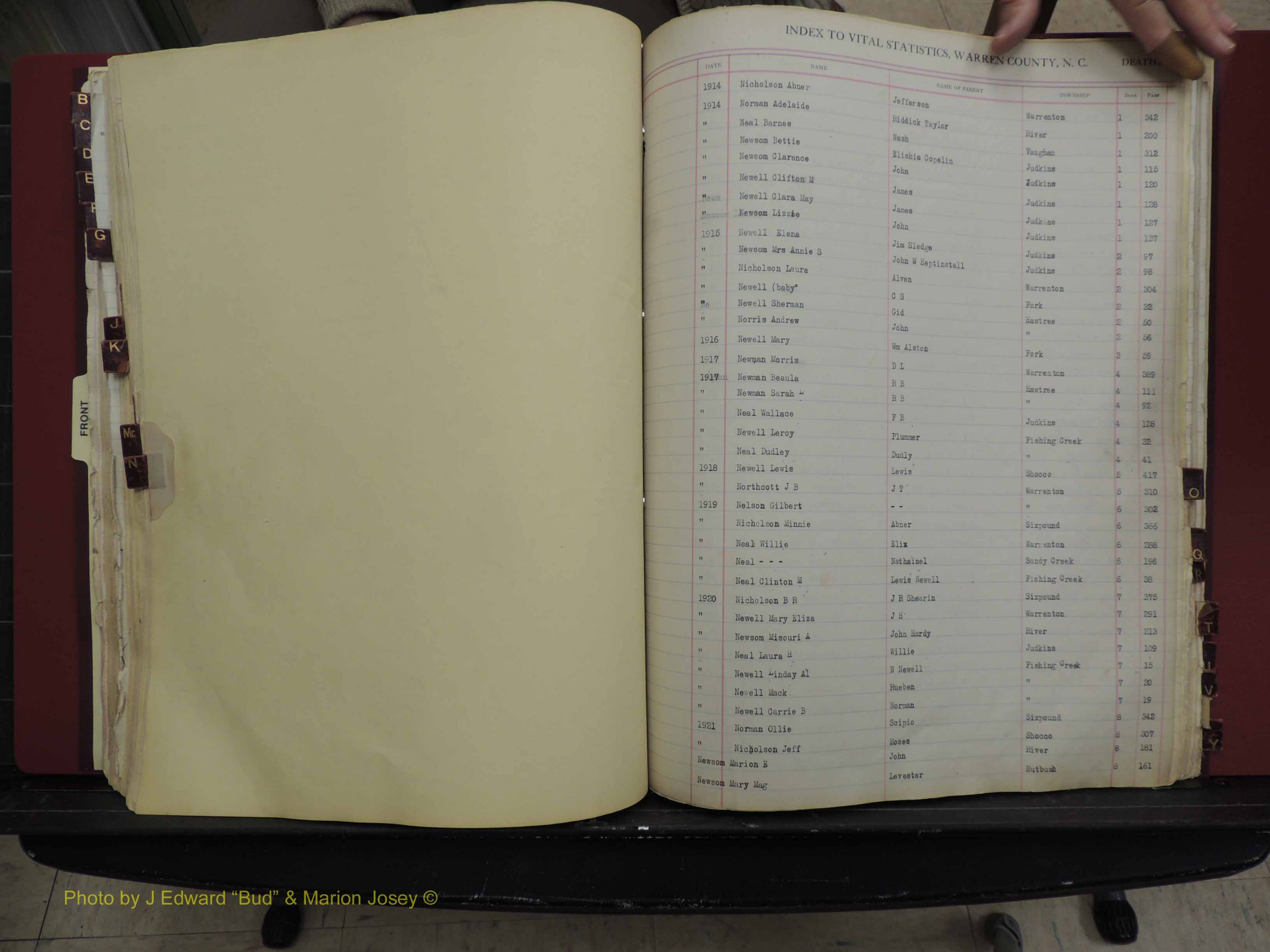 Warren Co, NC, Deaths, A-Z, 1914+ (247).JPG