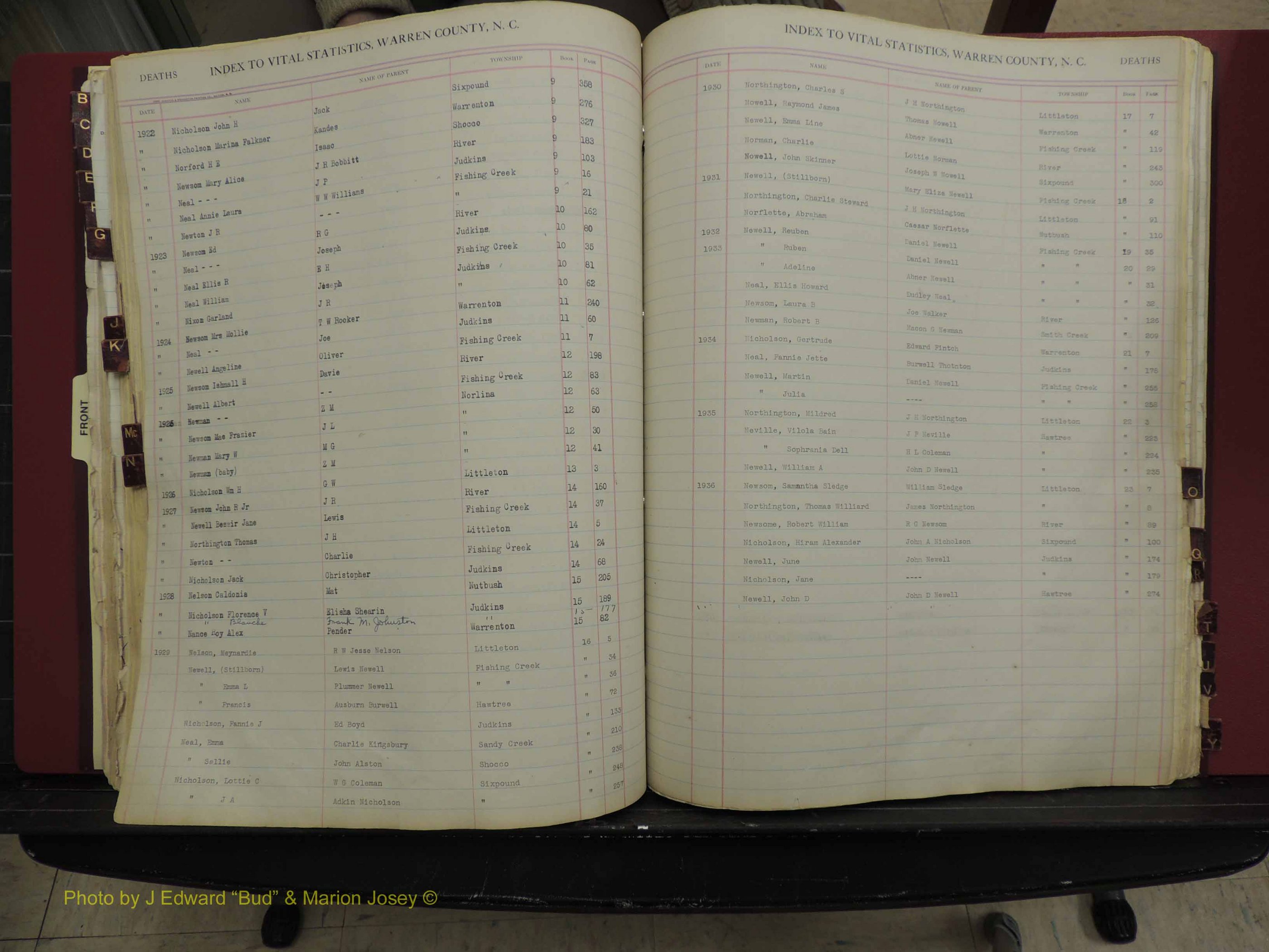 Warren Co, NC, Deaths, A-Z, 1914+ (248).JPG