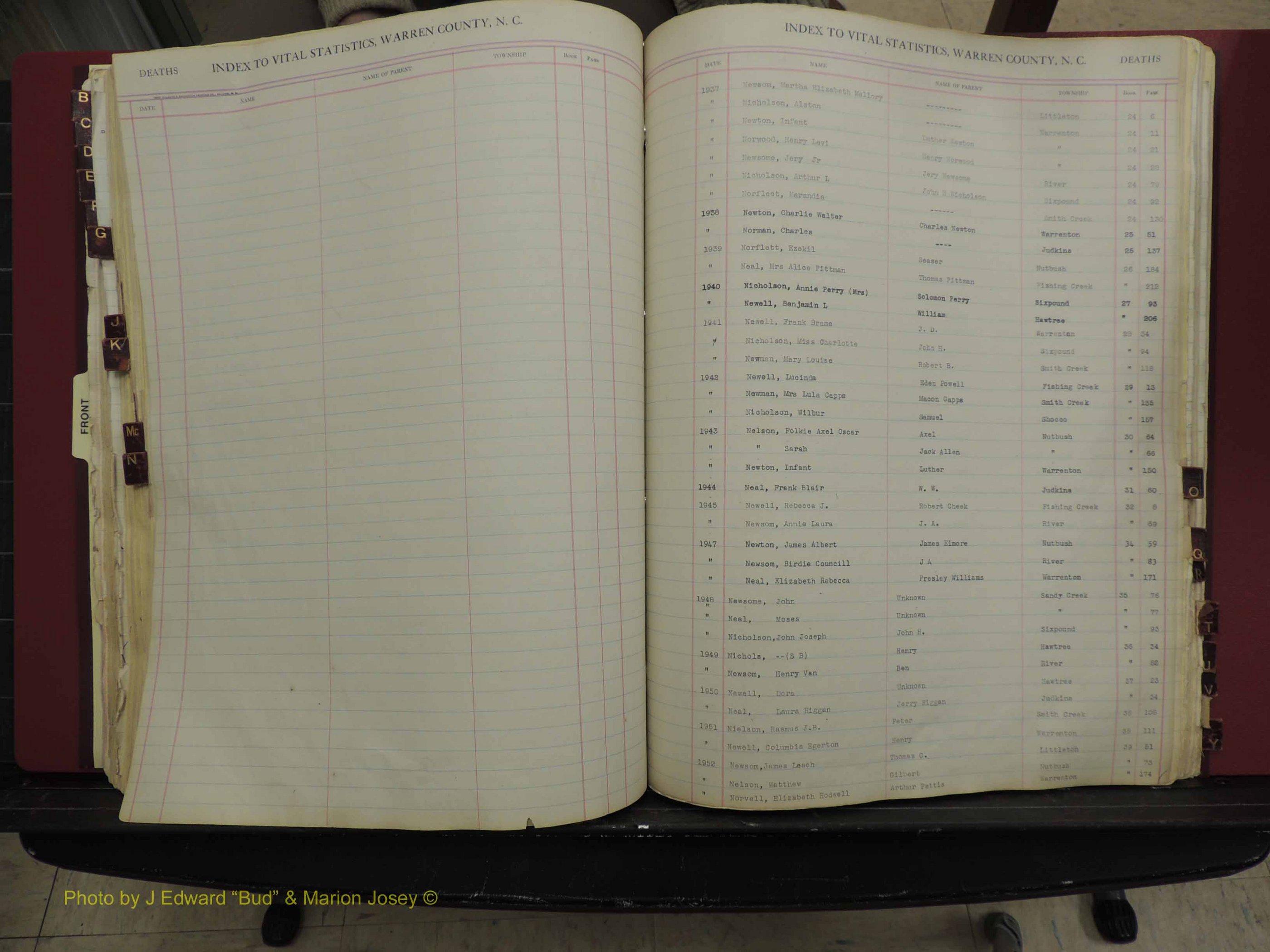 Warren Co, NC, Deaths, A-Z, 1914+ (249).JPG