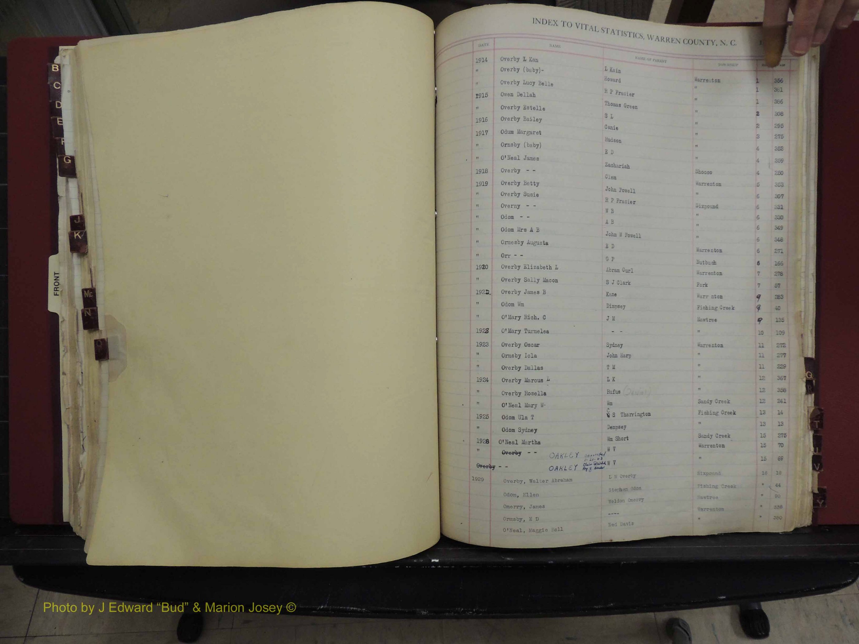 Warren Co, NC, Deaths, A-Z, 1914+ (251).JPG