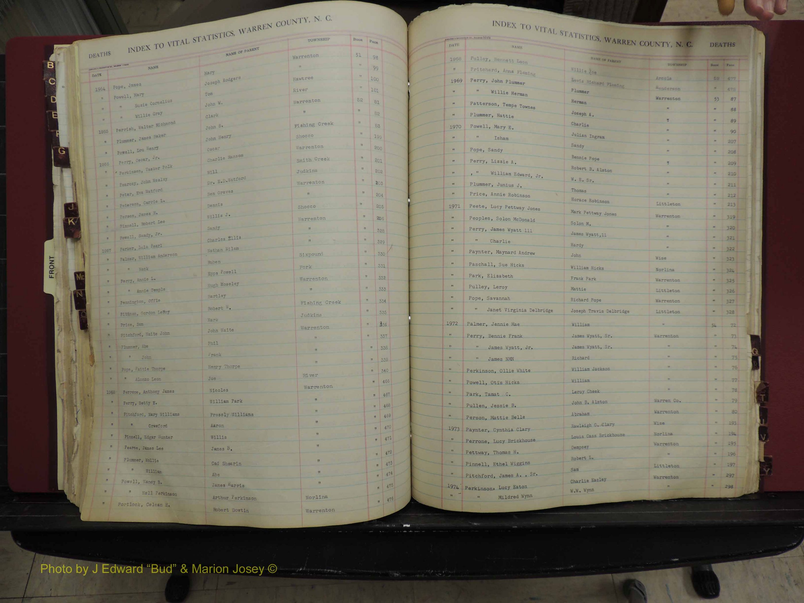 Warren Co, NC, Deaths, A-Z, 1914+ (266).JPG