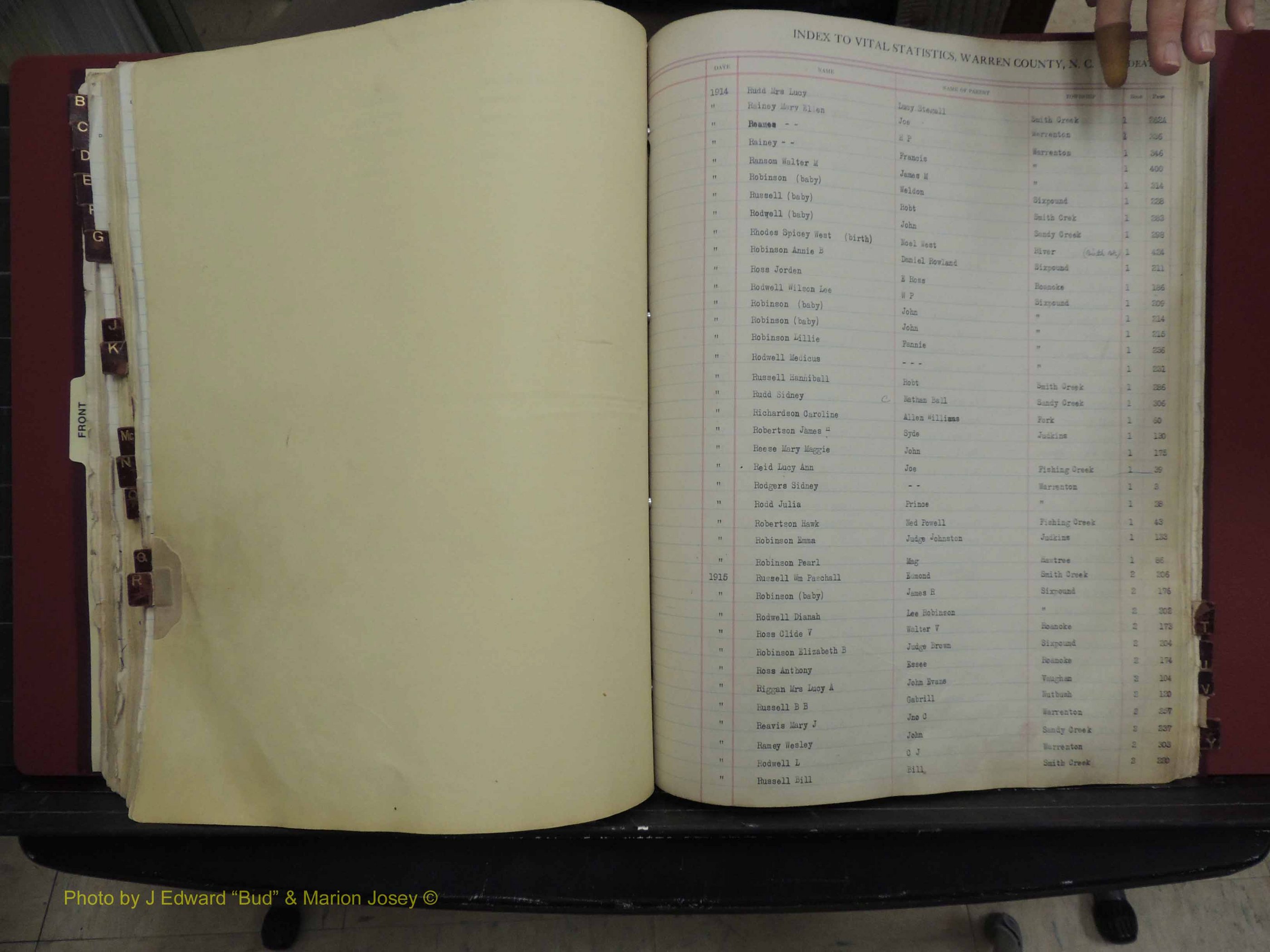 Warren Co, NC, Deaths, A-Z, 1914+ (271).JPG