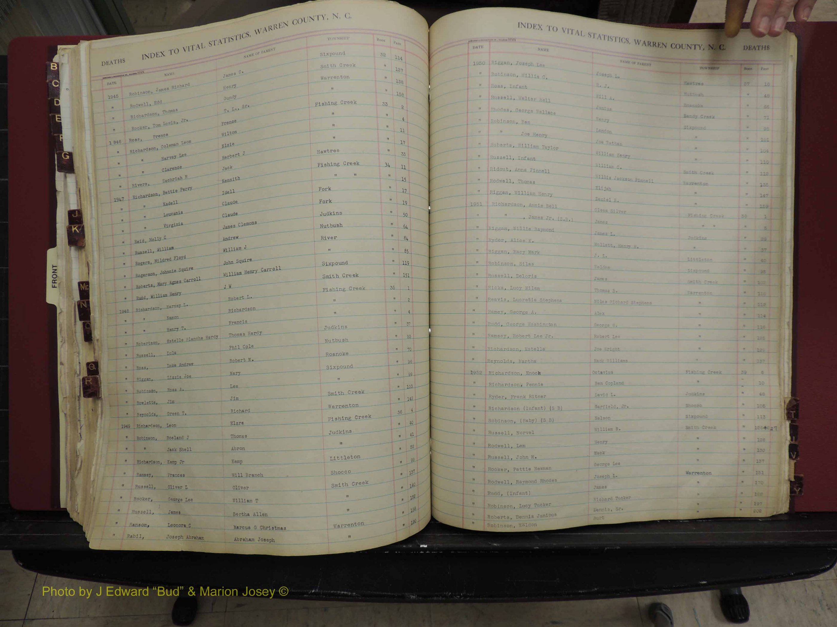 Warren Co, NC, Deaths, A-Z, 1914+ (280).JPG