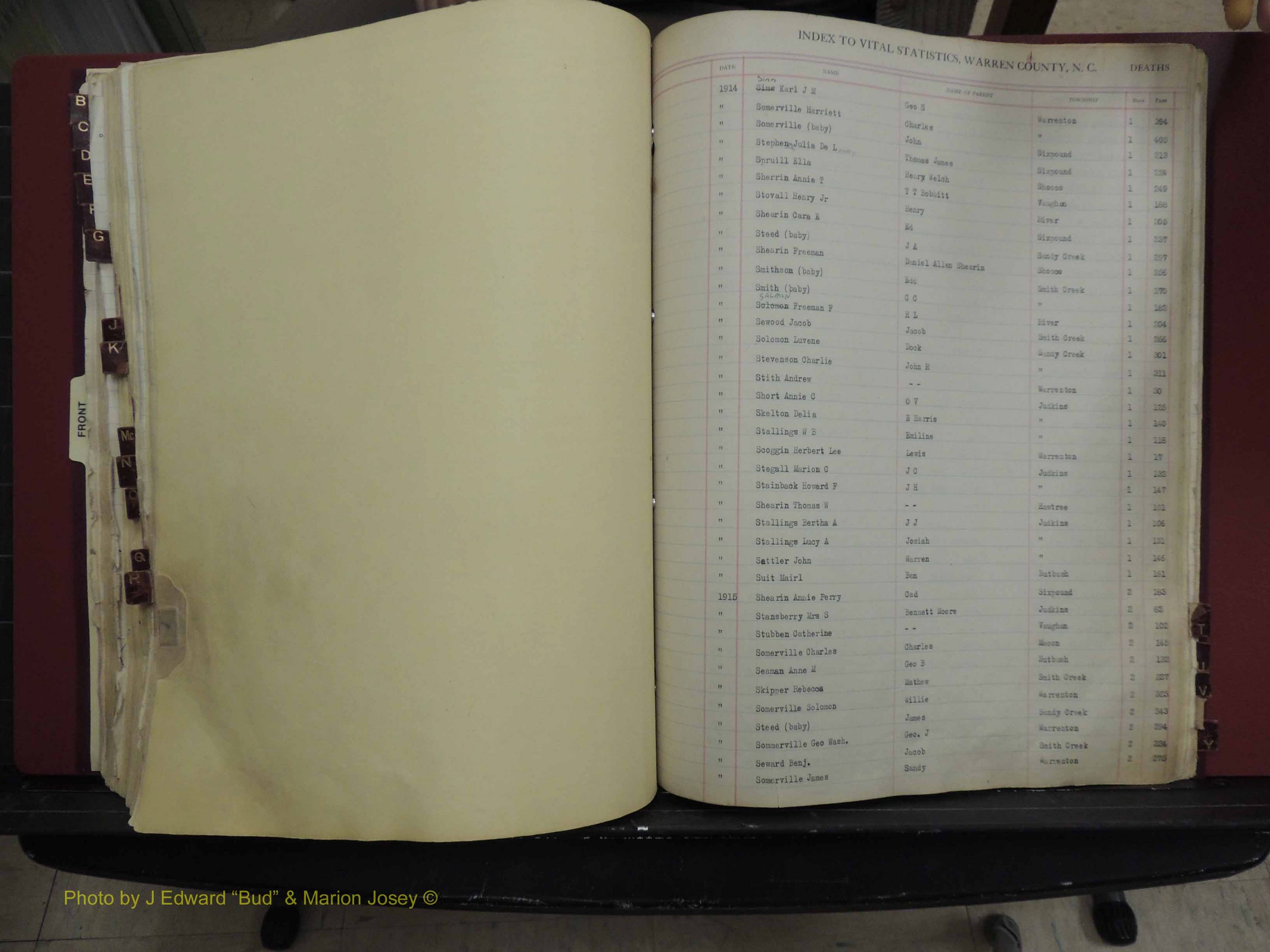 Warren Co, NC, Deaths, A-Z, 1914+ (287).JPG