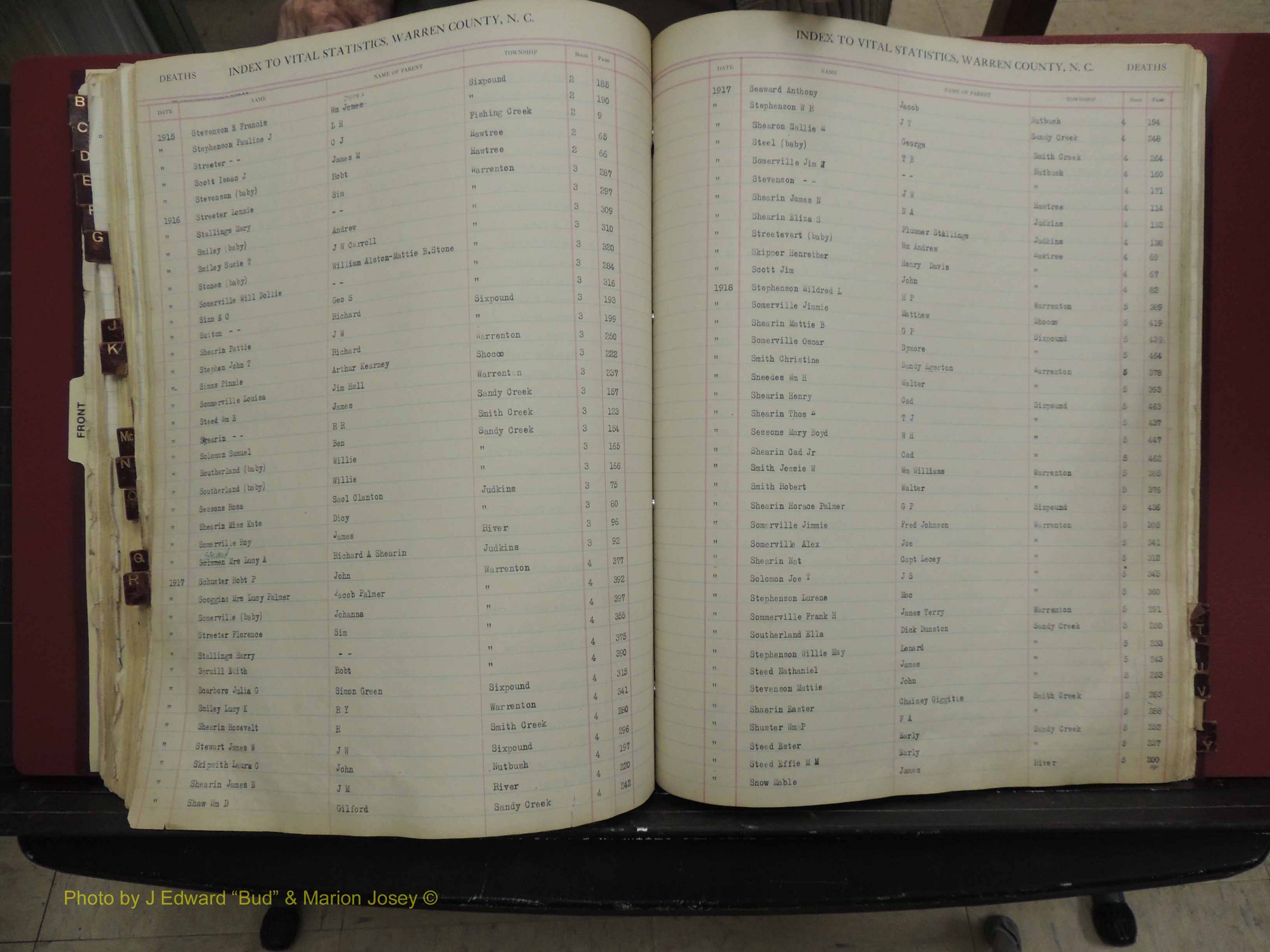Warren Co, NC, Deaths, A-Z, 1914+ (288).JPG