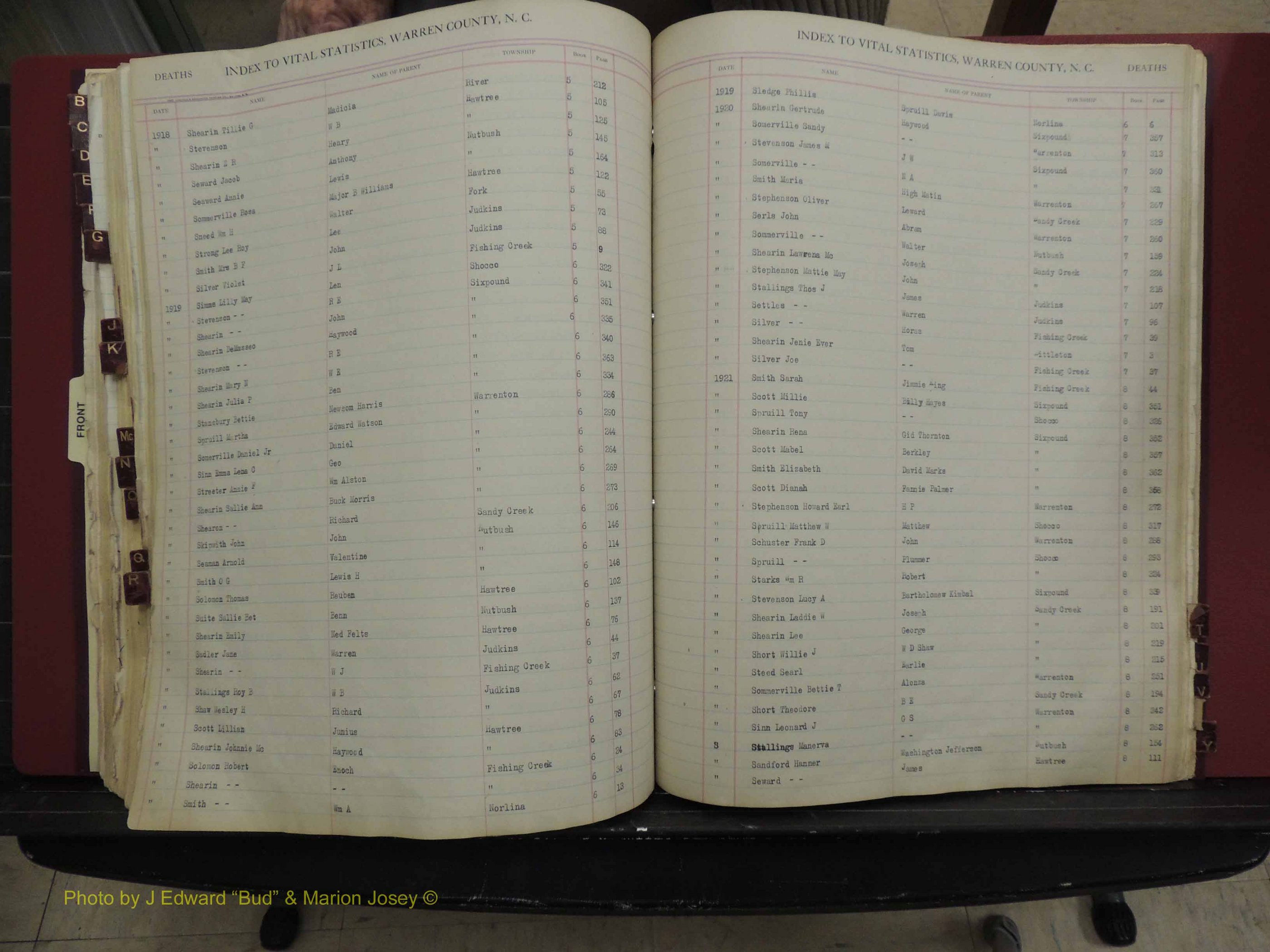 Warren Co, NC, Deaths, A-Z, 1914+ (289).JPG