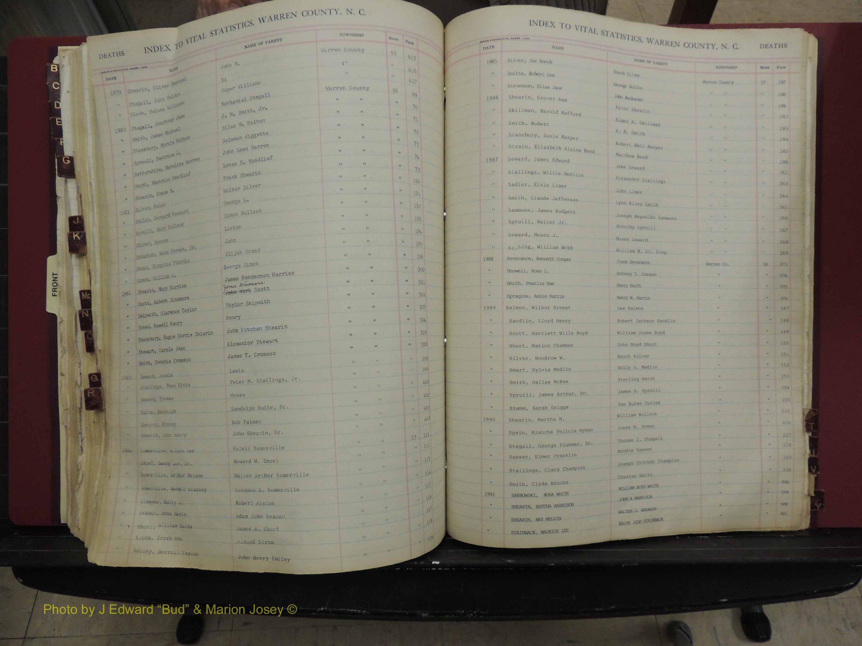 Warren Co, NC, Deaths, A-Z, 1914+ (302).JPG