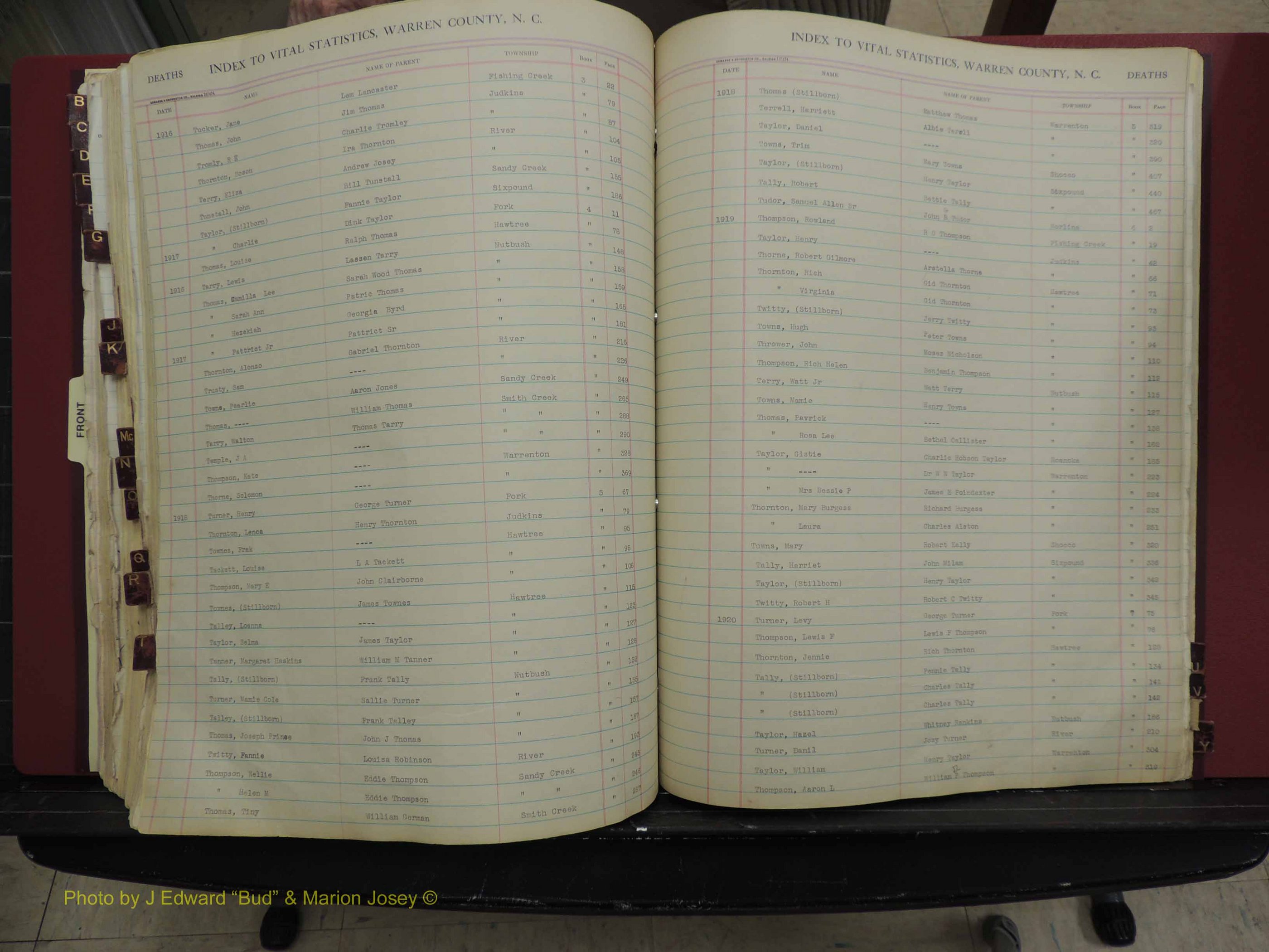 Warren Co, NC, Deaths, A-Z, 1914+ (305).JPG