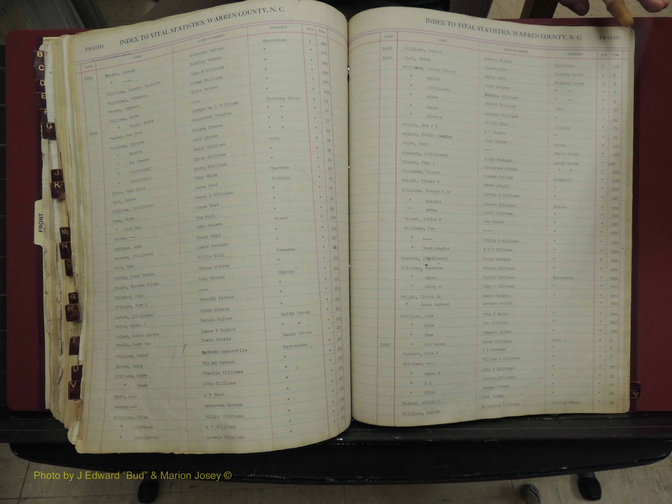 Warren Co, NC, Deaths, A-Z, 1914+ (320).JPG