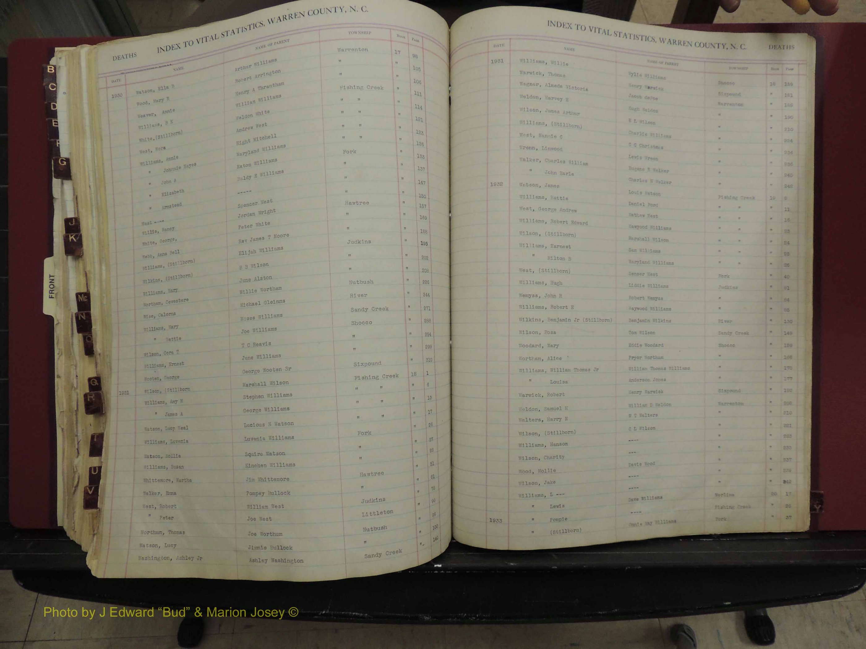 Warren Co, NC, Deaths, A-Z, 1914+ (327).JPG