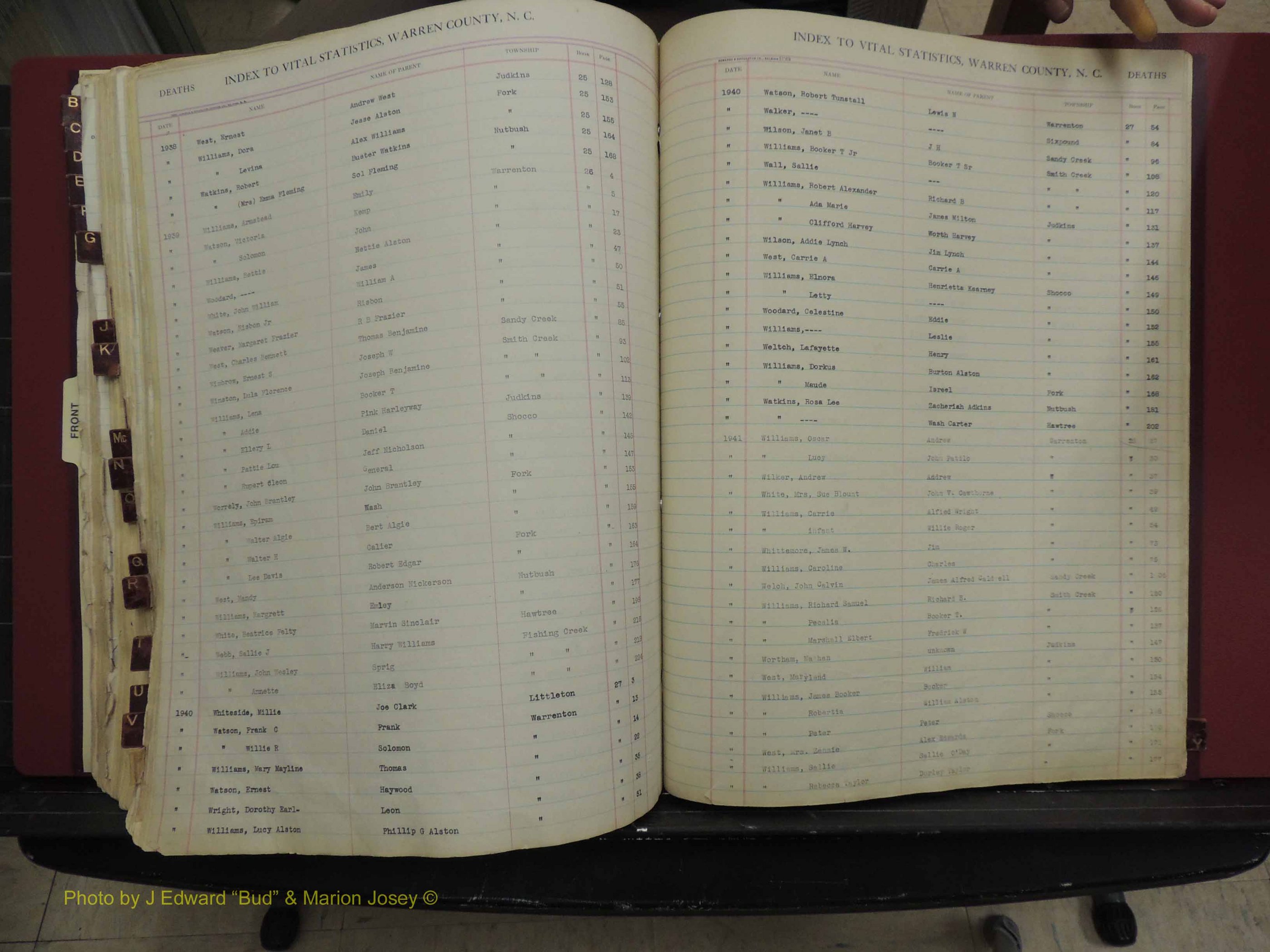 Warren Co, NC, Deaths, A-Z, 1914+ (330).JPG