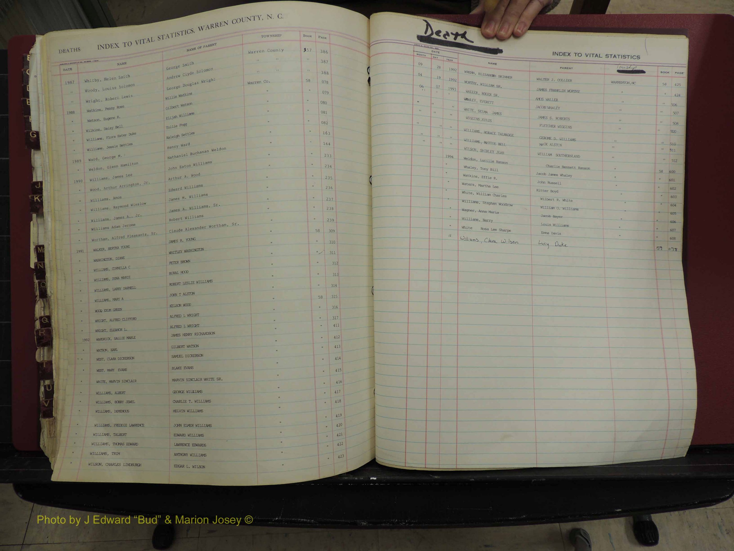 Warren Co, NC, Deaths, A-Z, 1914+ (340).JPG