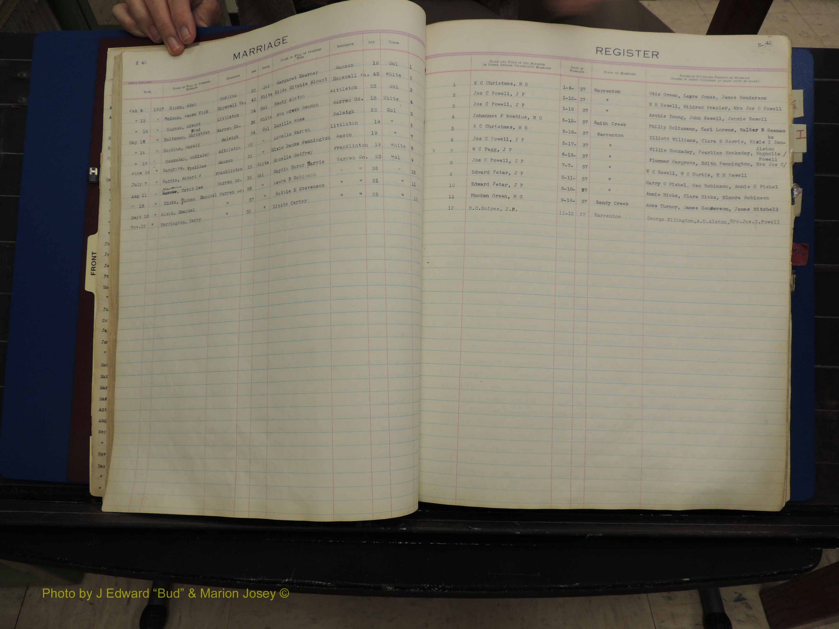Warren Co, NC, Marriages, H-P, 1867-1978 (140).JPG
