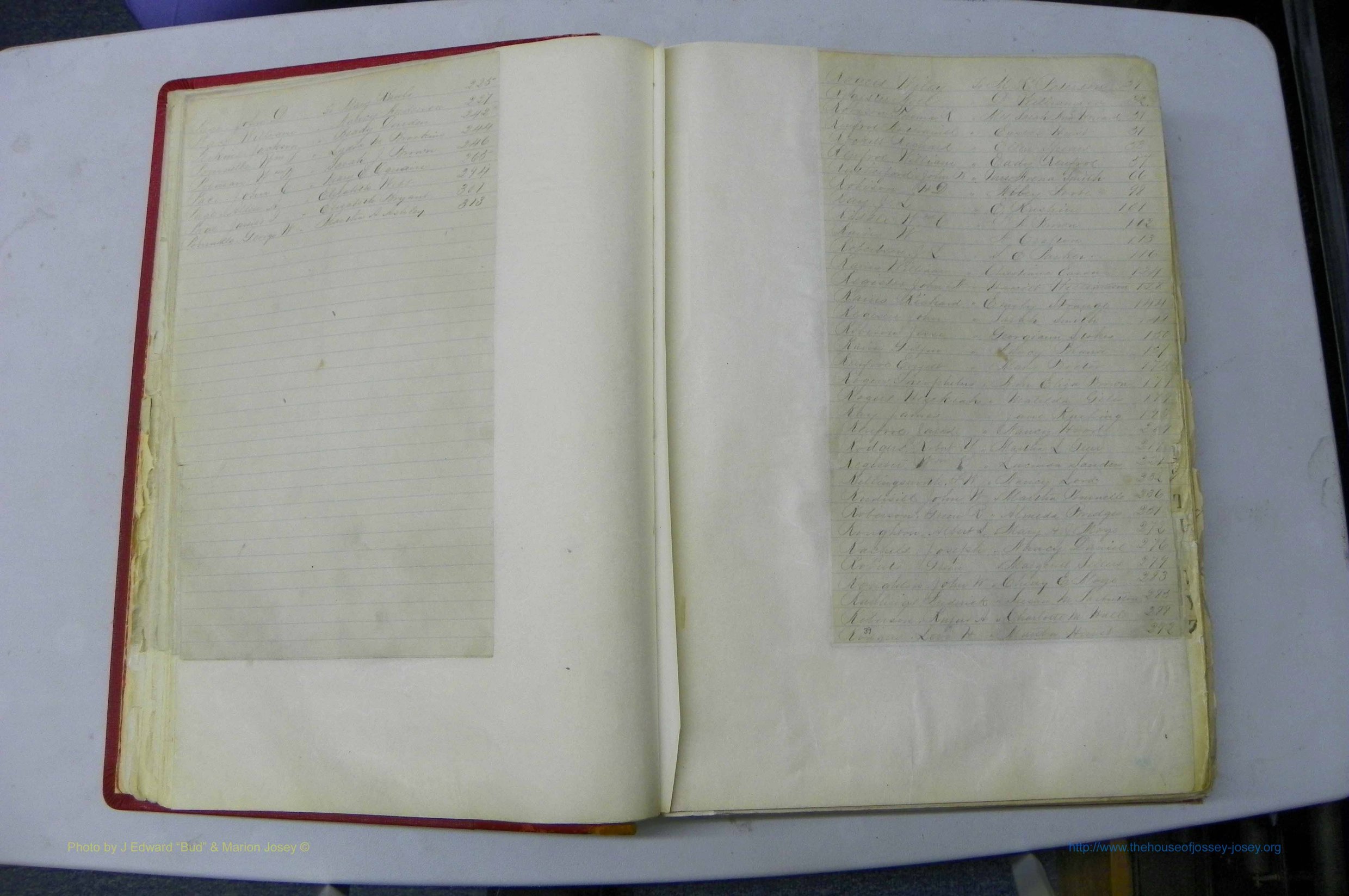 Was GA, Marriages Book A, 1828 - 1852, Index P2 & R.JPG